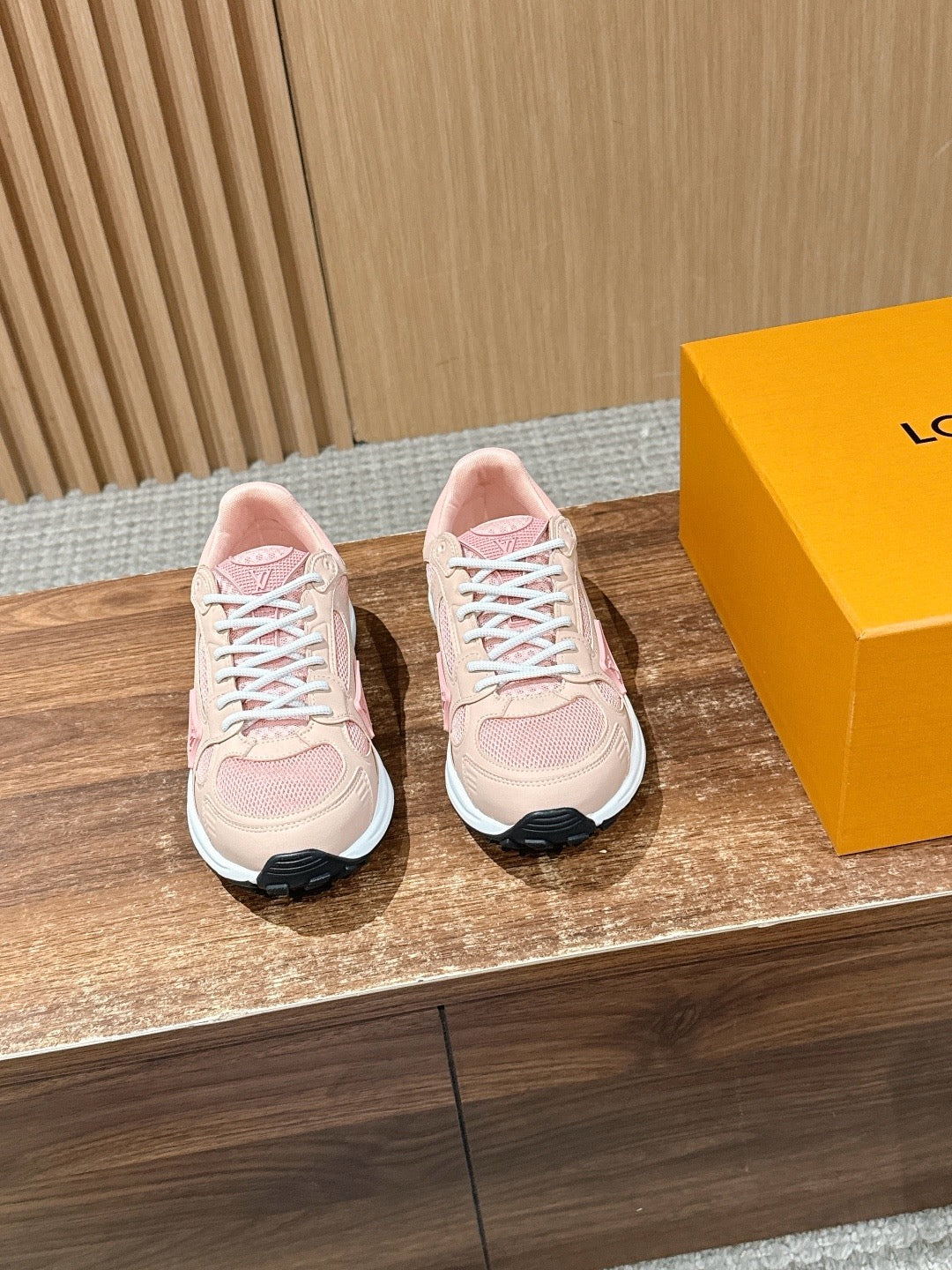 Pink & Grey Shoes
