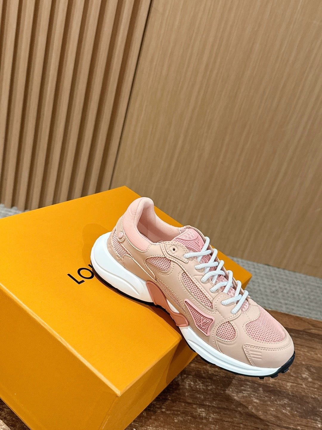 Pink white and Grey white Shoes
