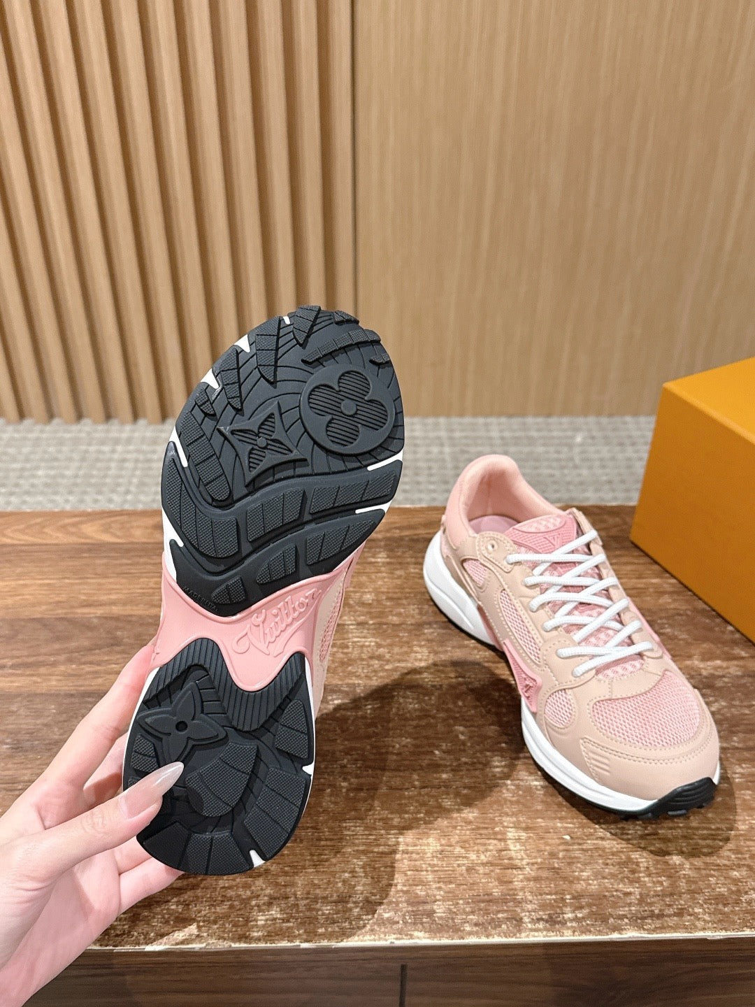 Pink & Grey Shoes