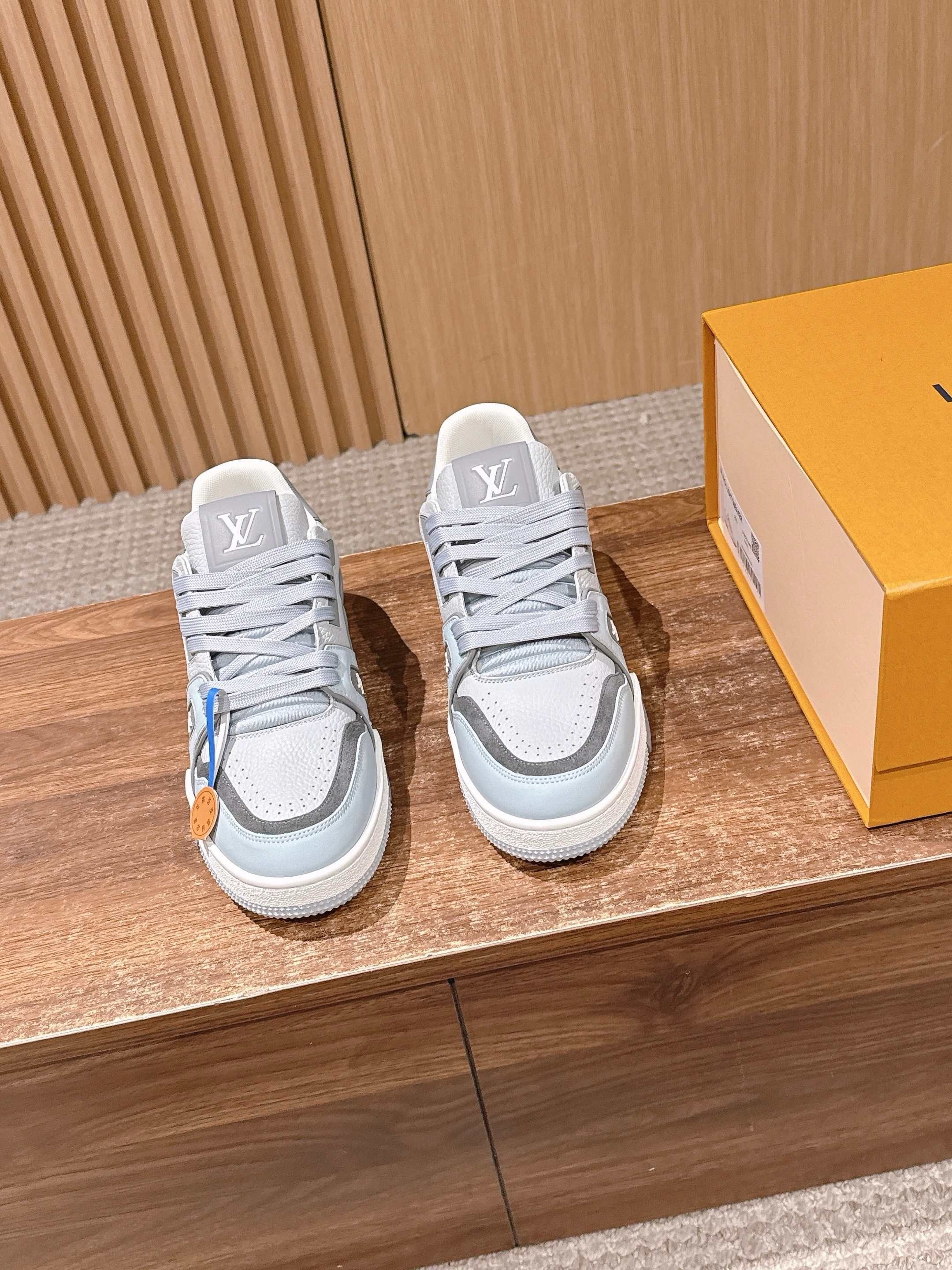 White and Grey Shoes