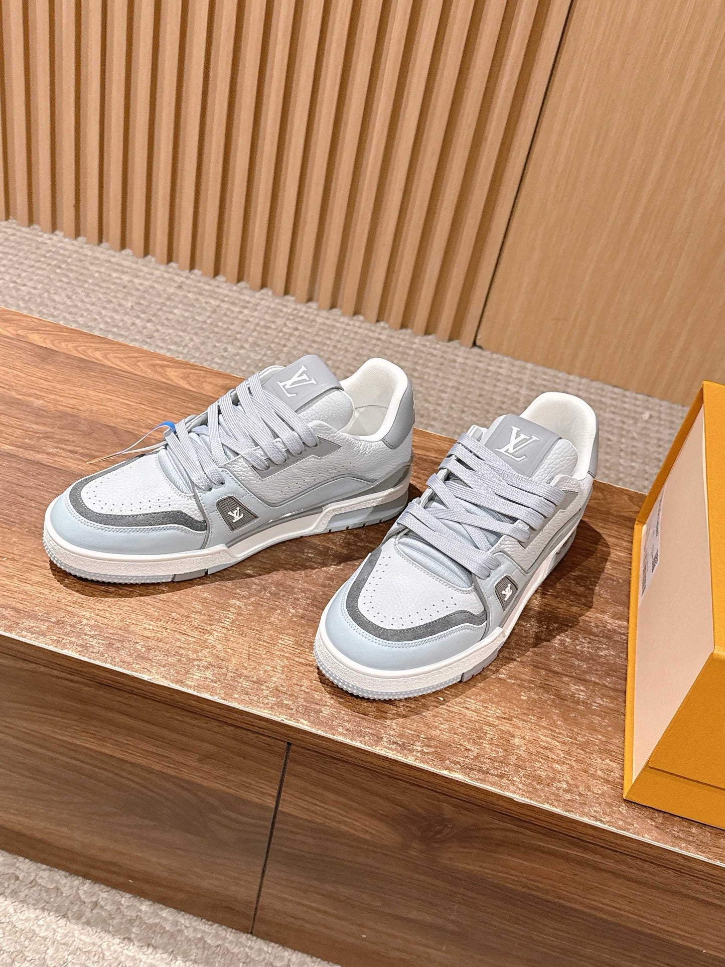 White and Grey Shoes