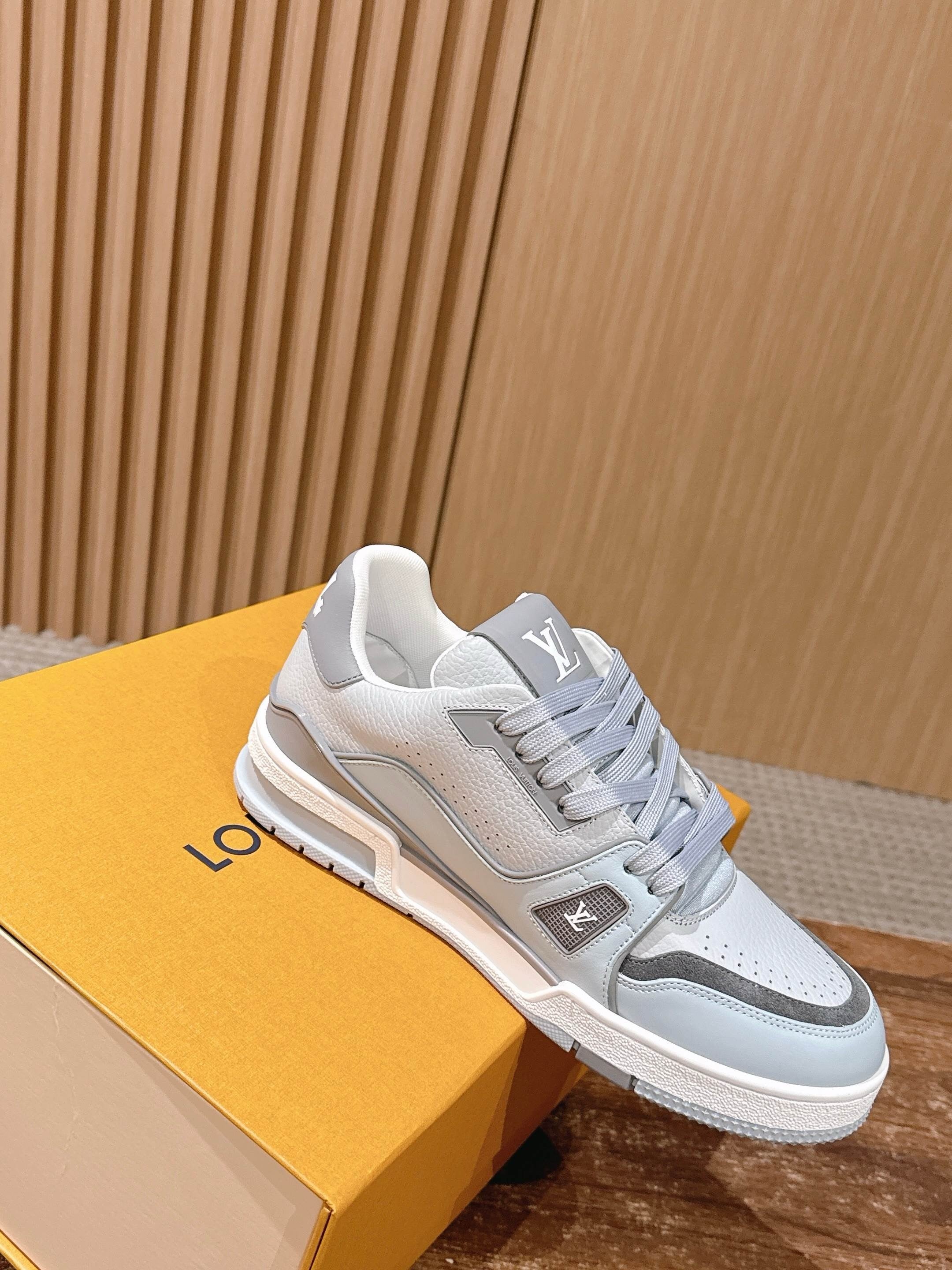 White and Grey Shoes