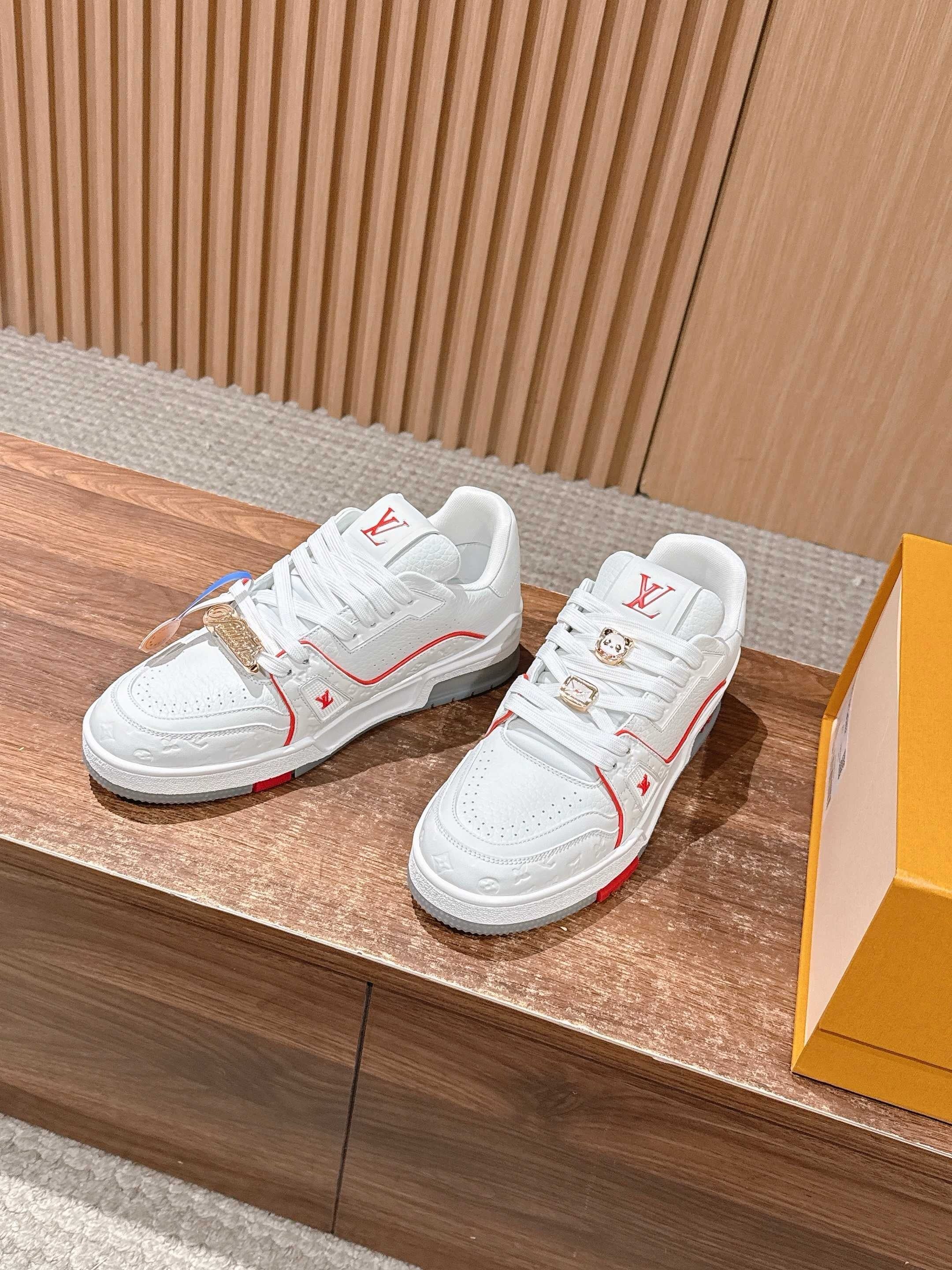 White and Grey Shoes