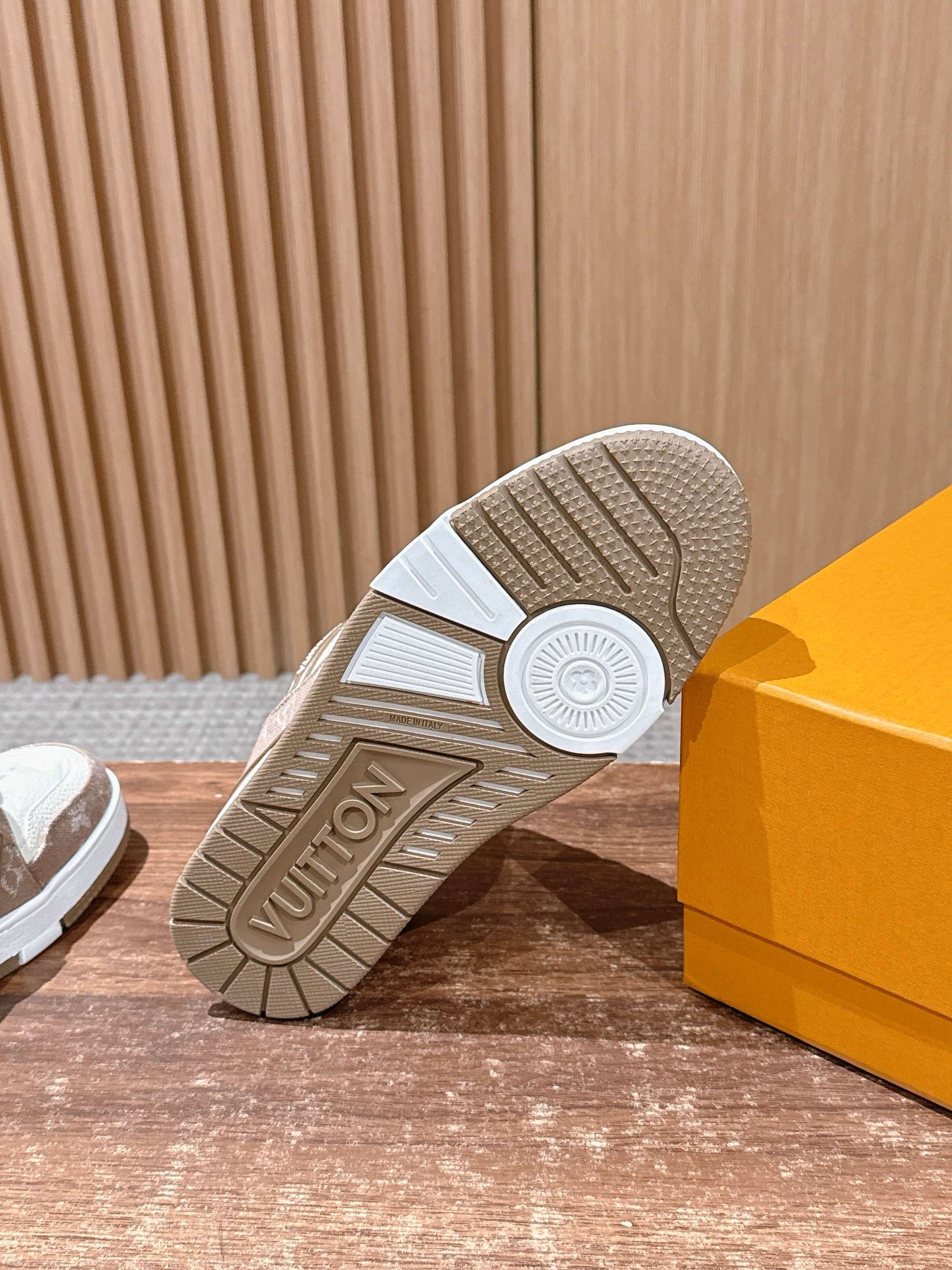 White grey and White brown Shoes