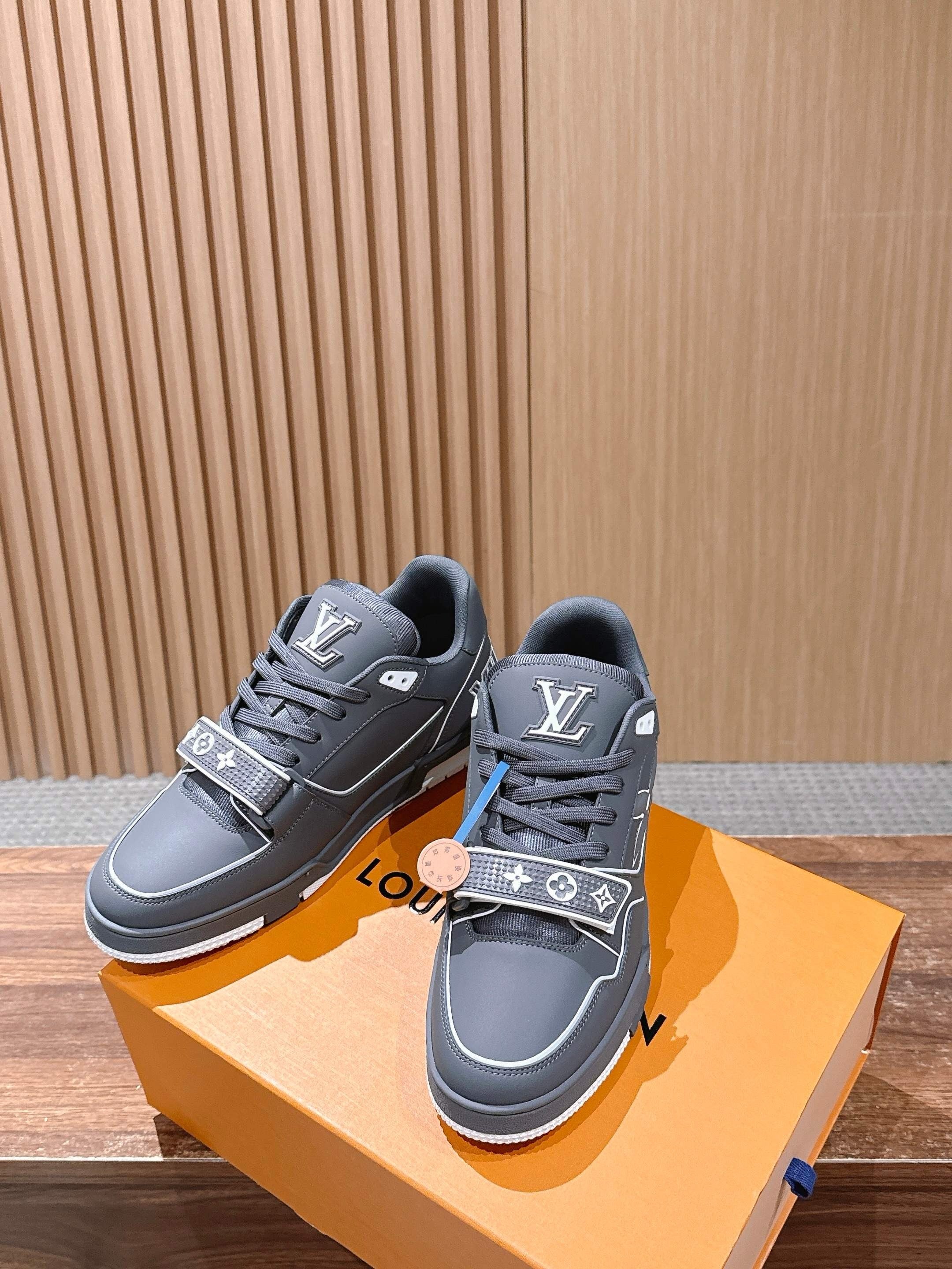 Black and Grey Shoes