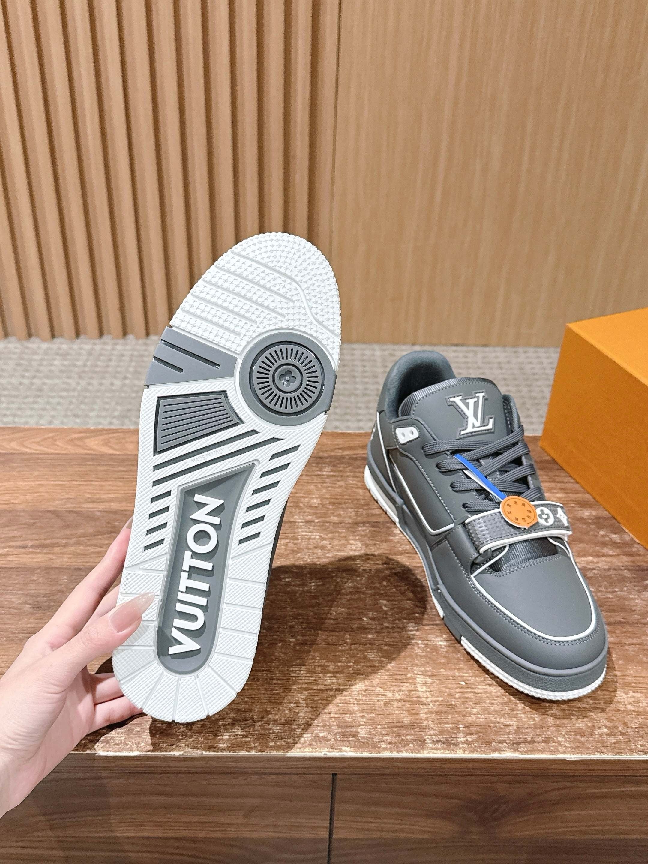 Black and Grey Shoes