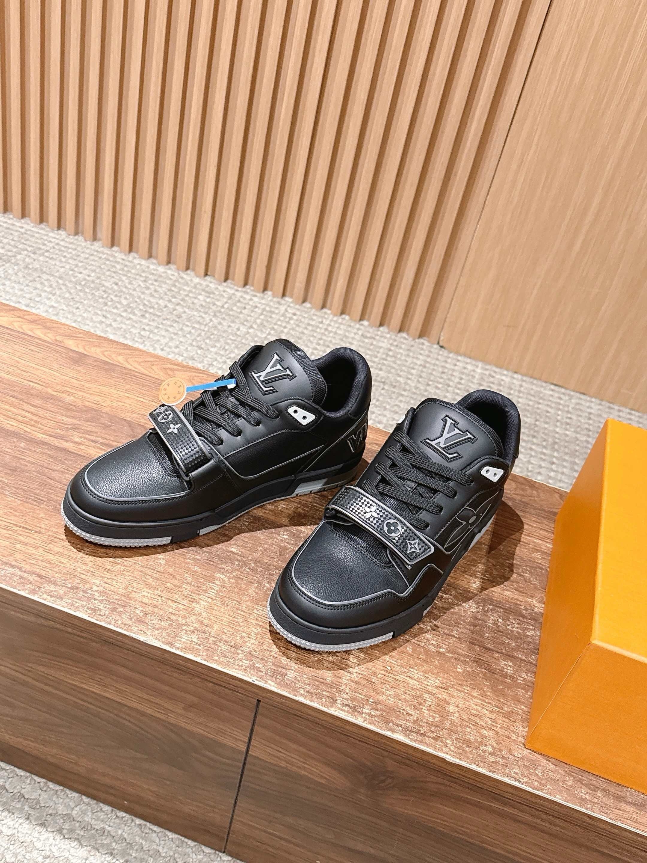 Black and Grey Shoes
