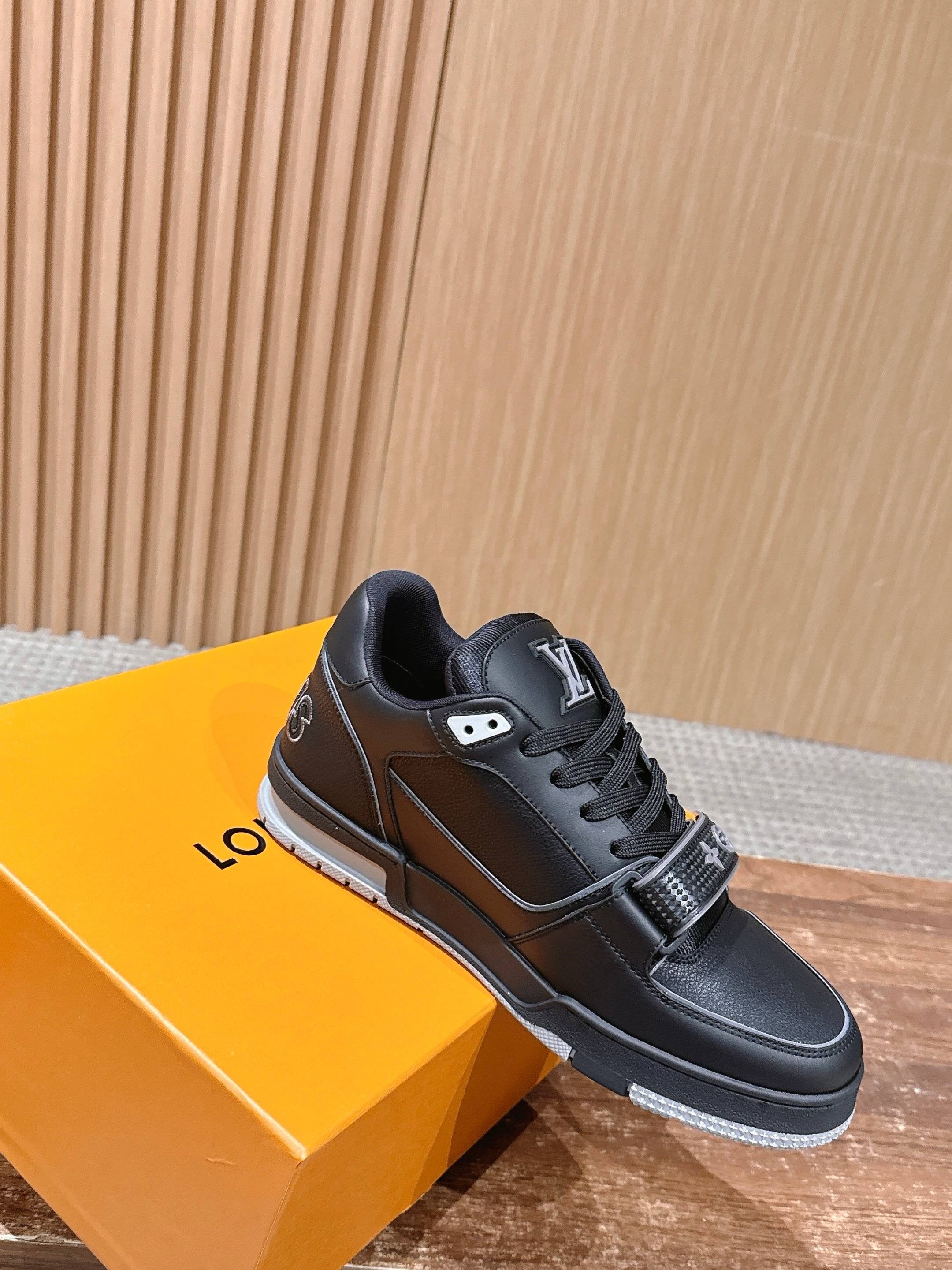 Black and Grey Shoes