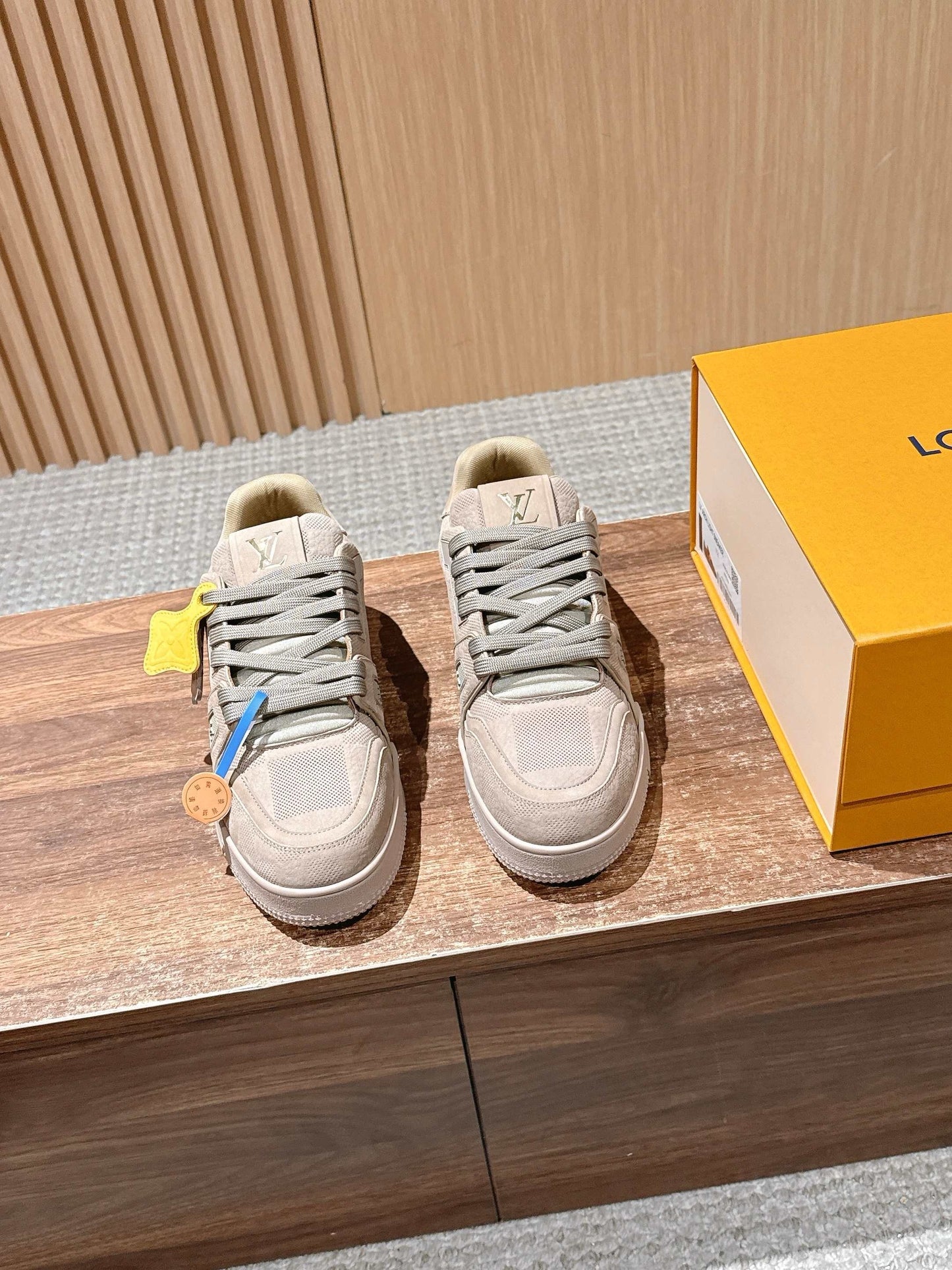 Grey and Brown grey Shoes