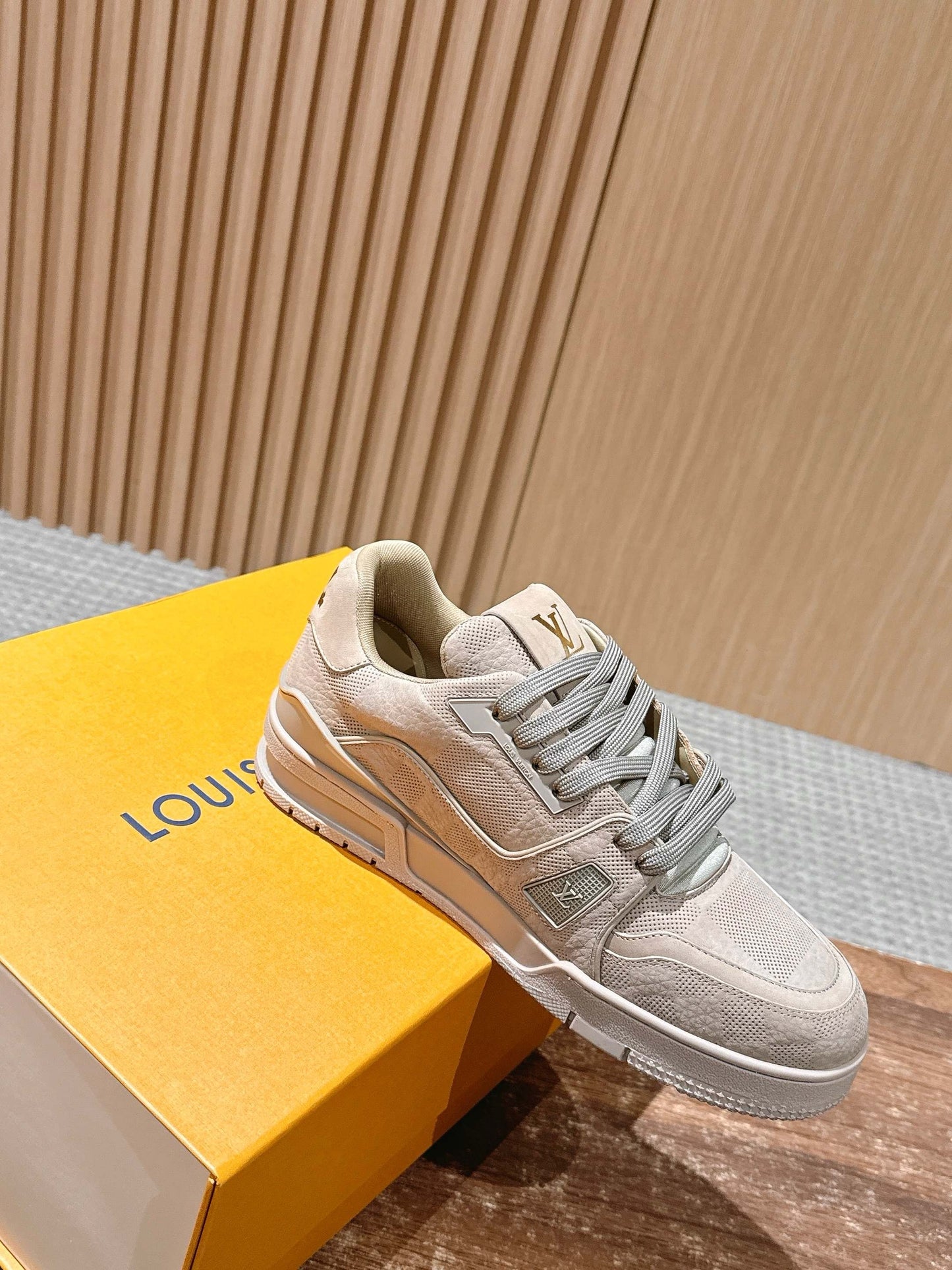 Grey and Brown grey Shoes