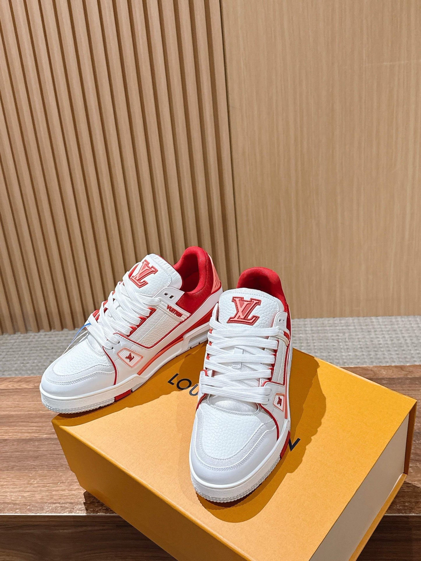 White red, White black, White green and White blue shoes