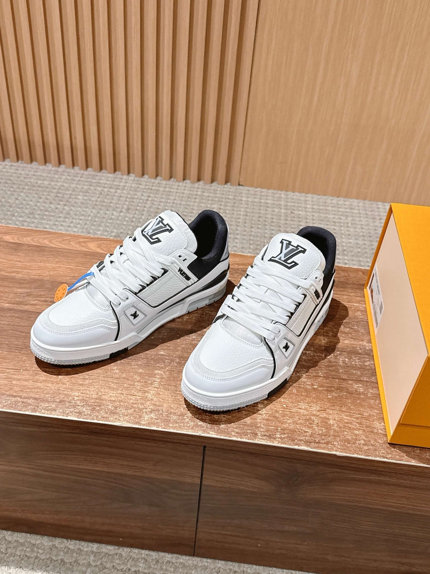 White red, White black, White green and White blue shoes