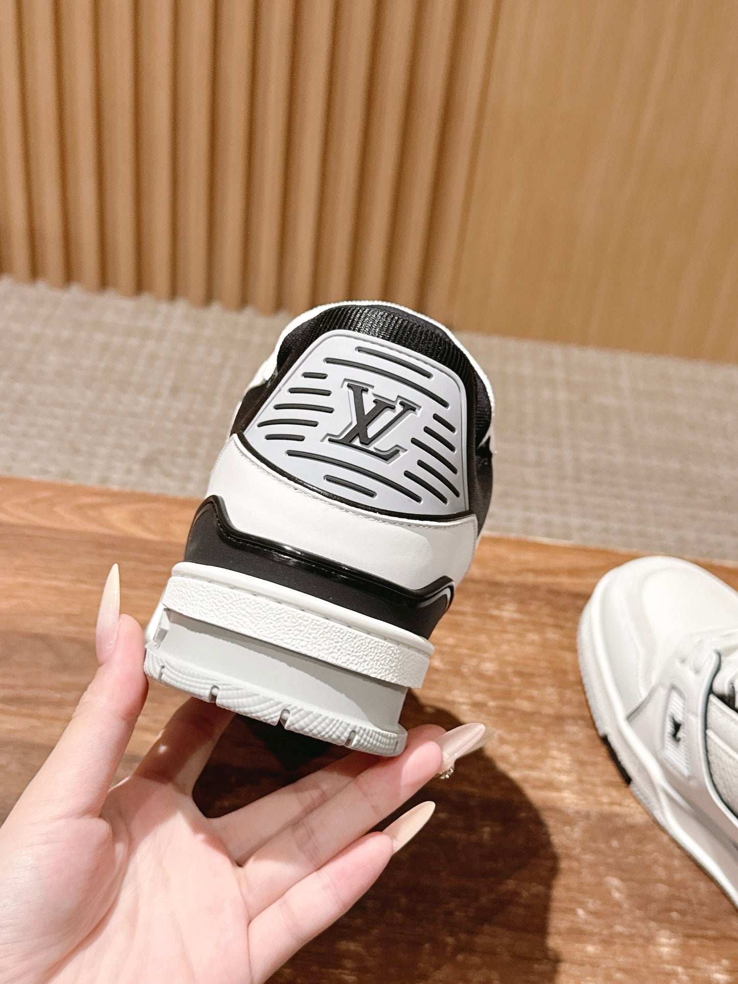 White red, White black, White green and White blue shoes