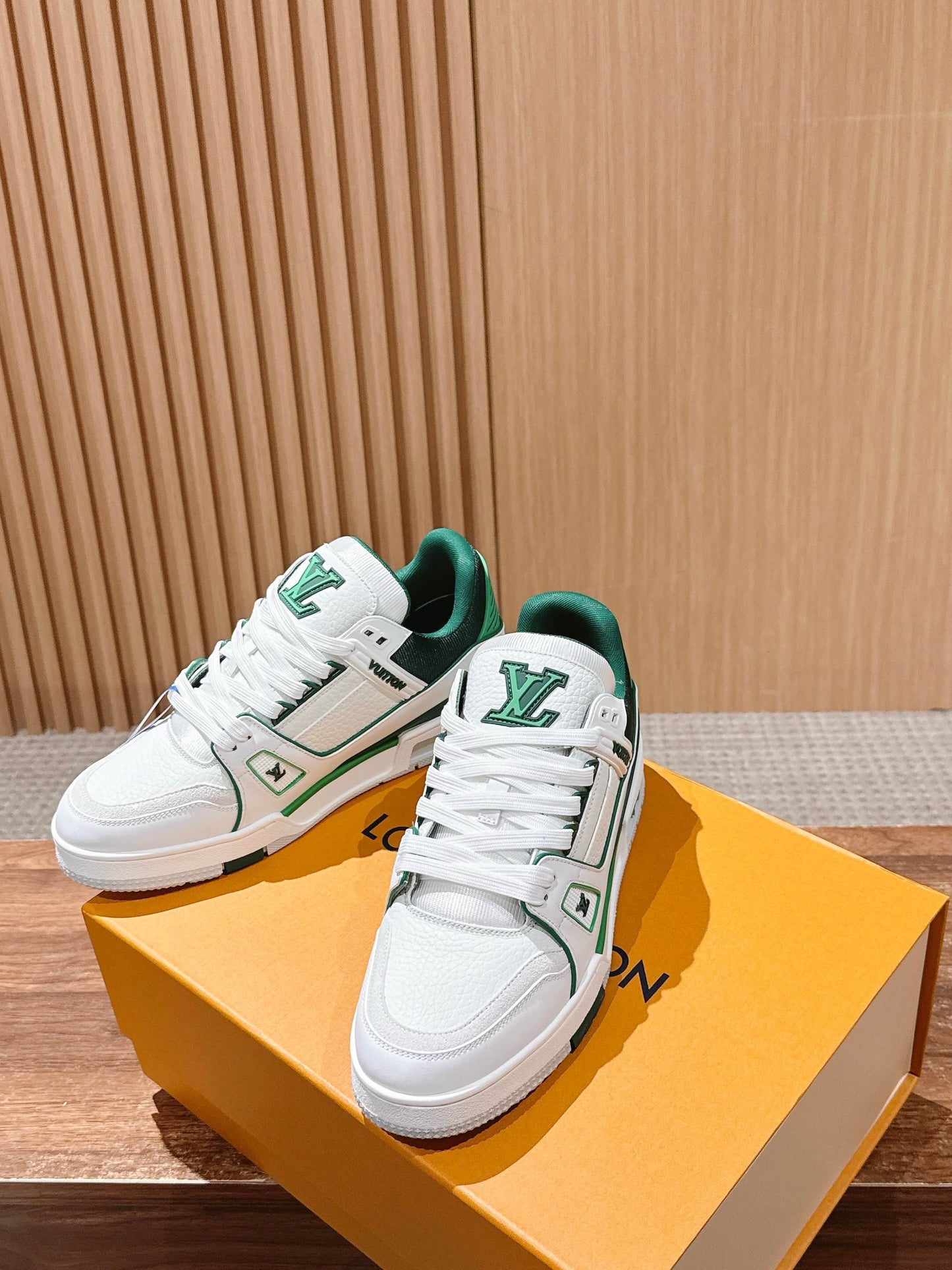 White red, White black, White green and White blue shoes