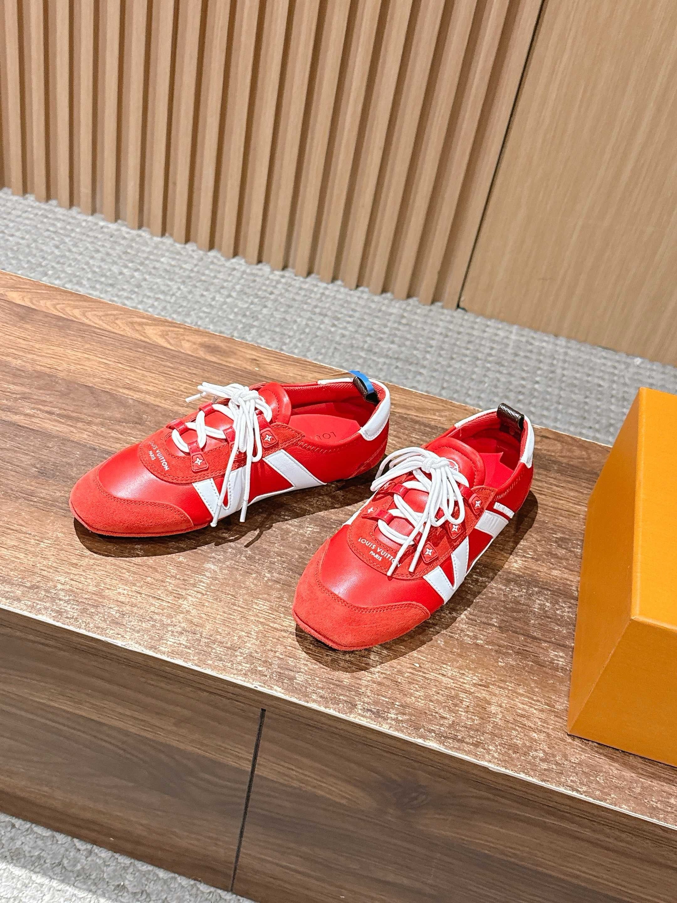 Red white and White red Shoes