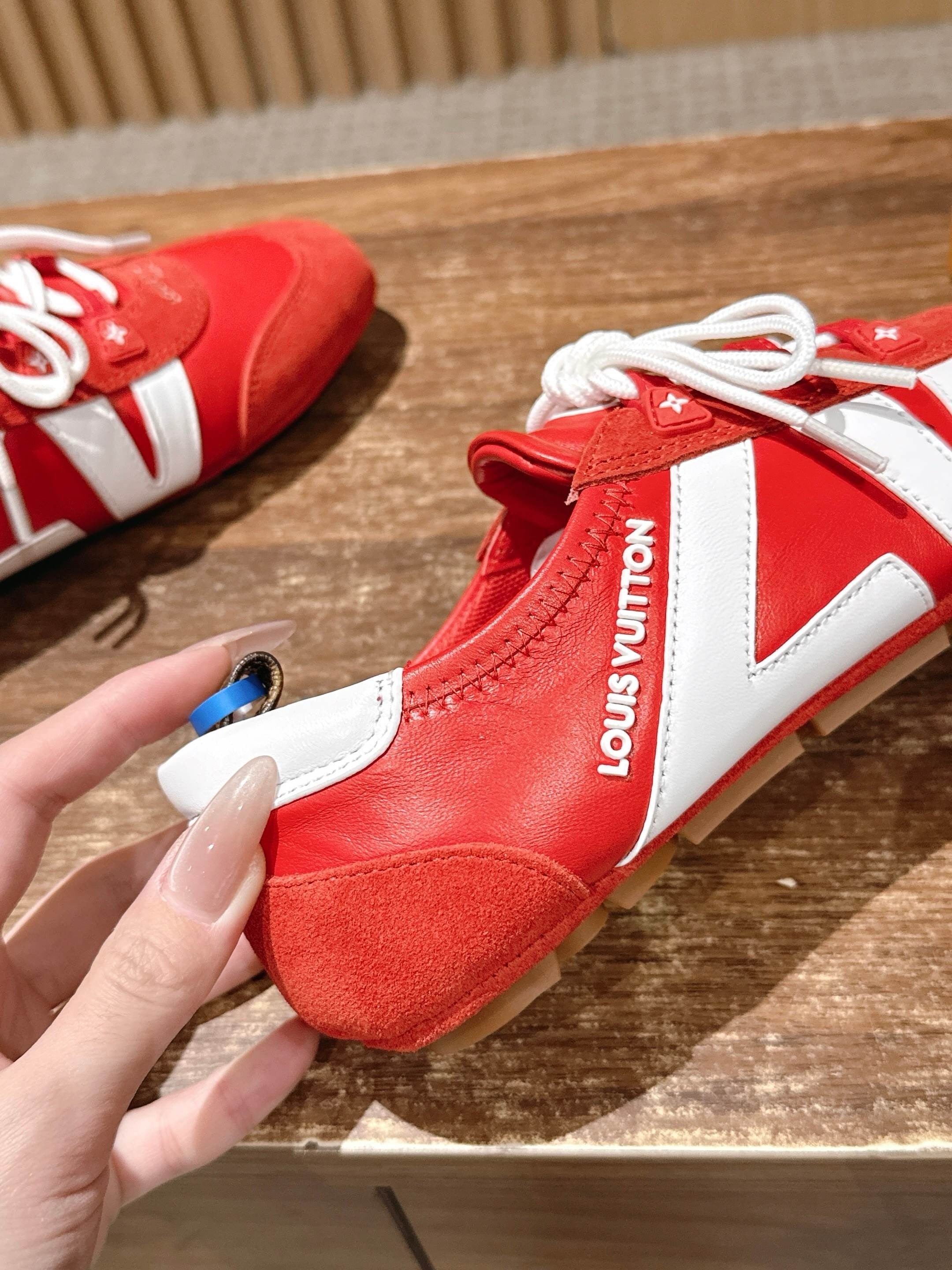 Red white and White red Shoes