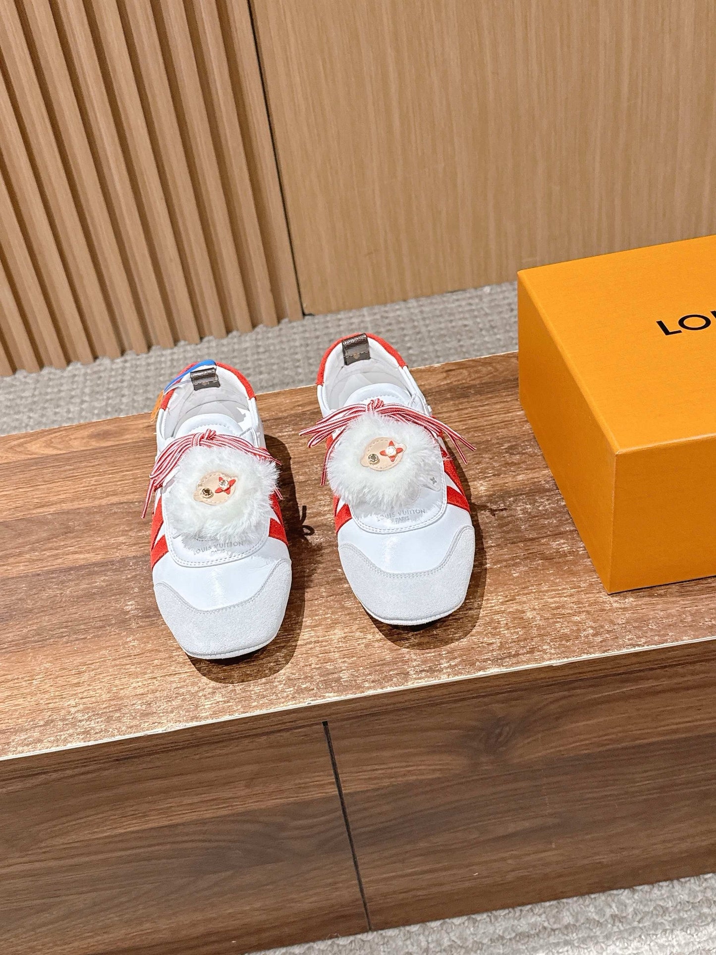 Red white and White red Shoes