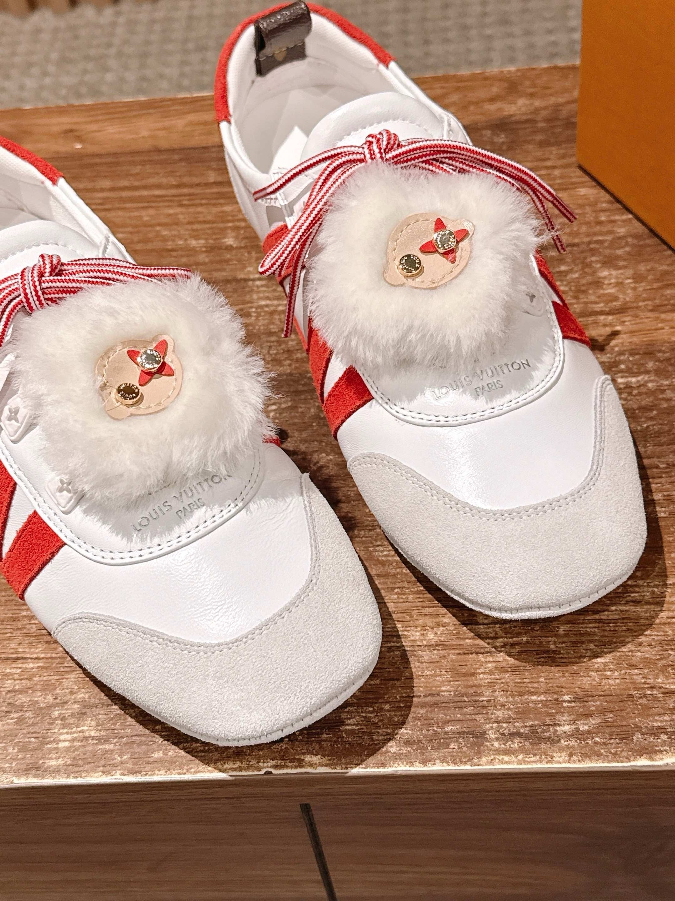 Red white and White red Shoes