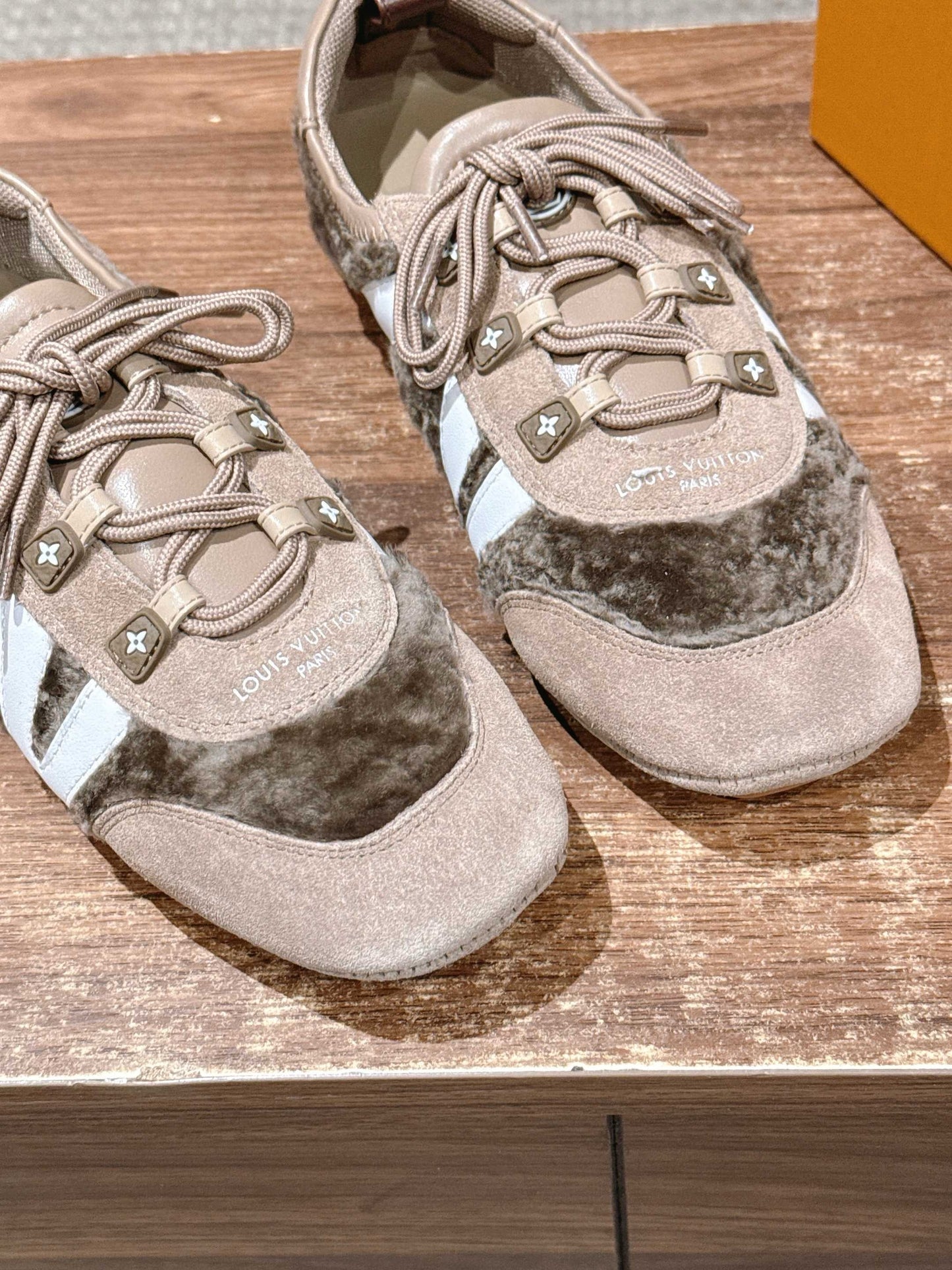 Brown grey, Grey and Black Shoes