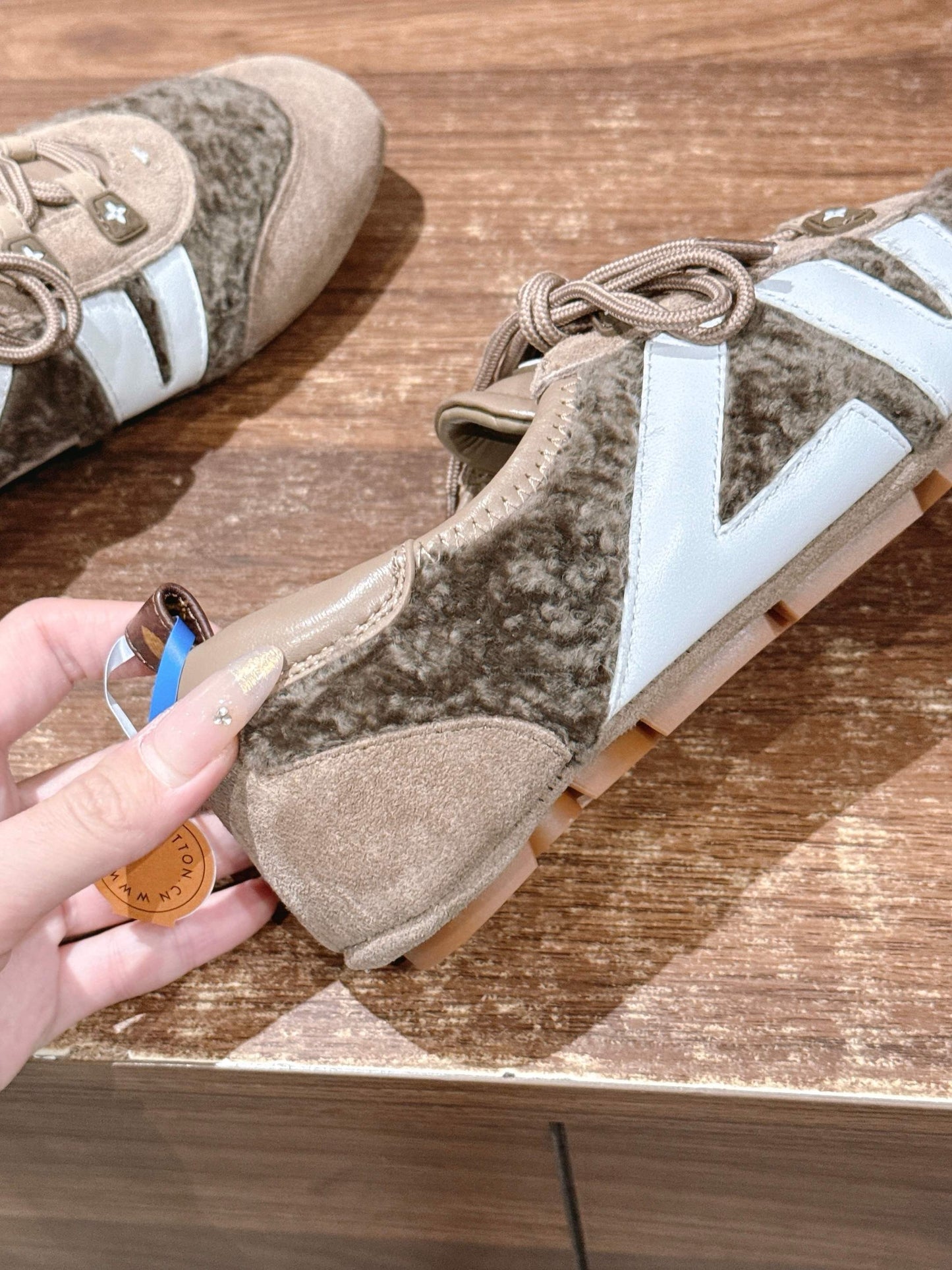 Brown grey, Grey and Black Shoes