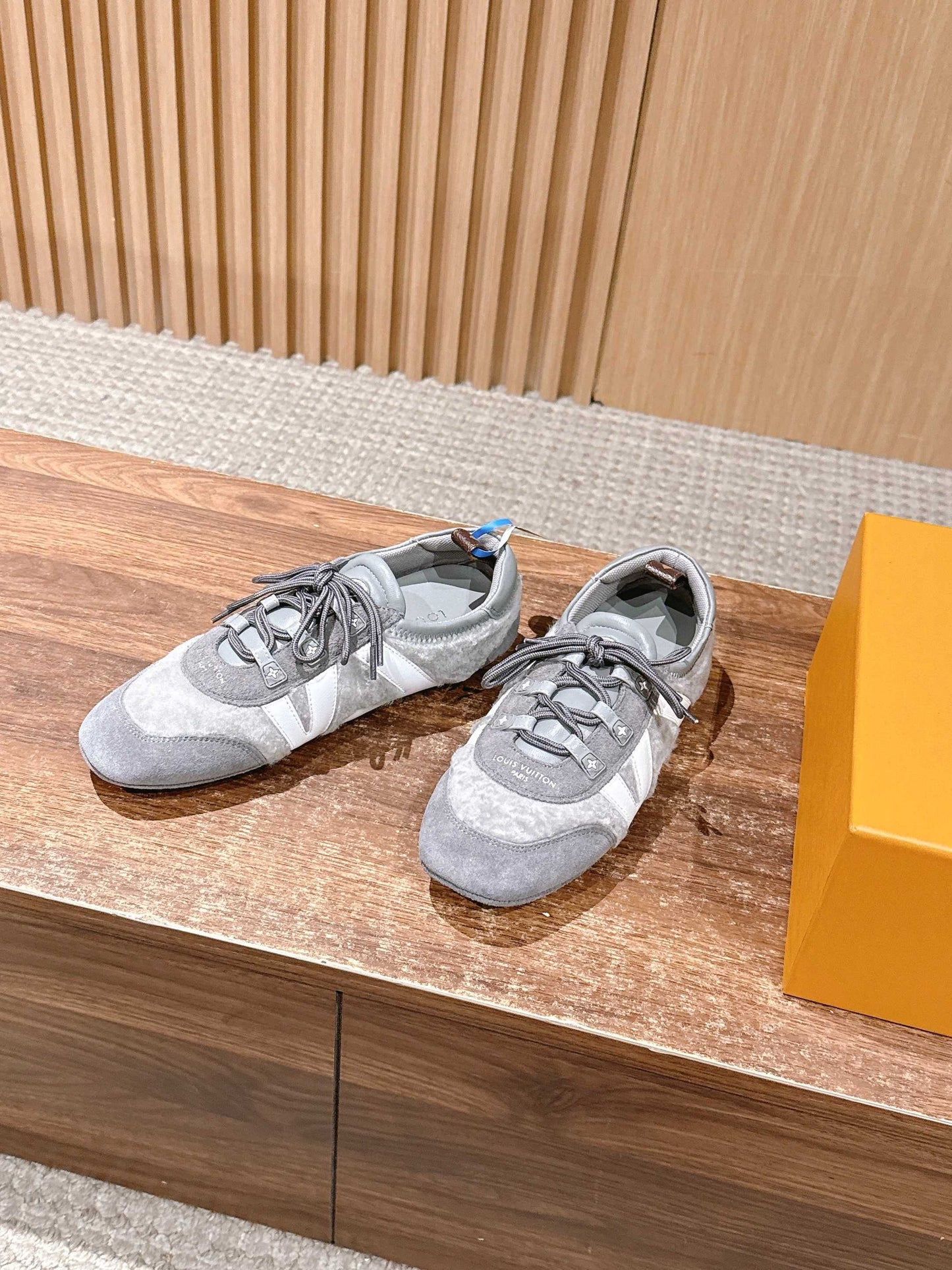 Brown grey, Grey and Black Shoes