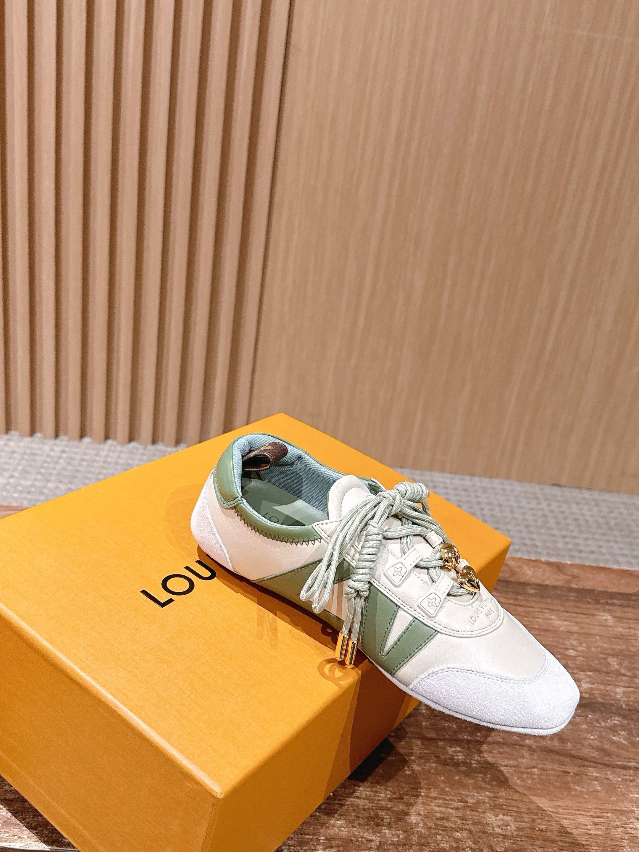Grey green, Grey blue and Brown dark green Shoes