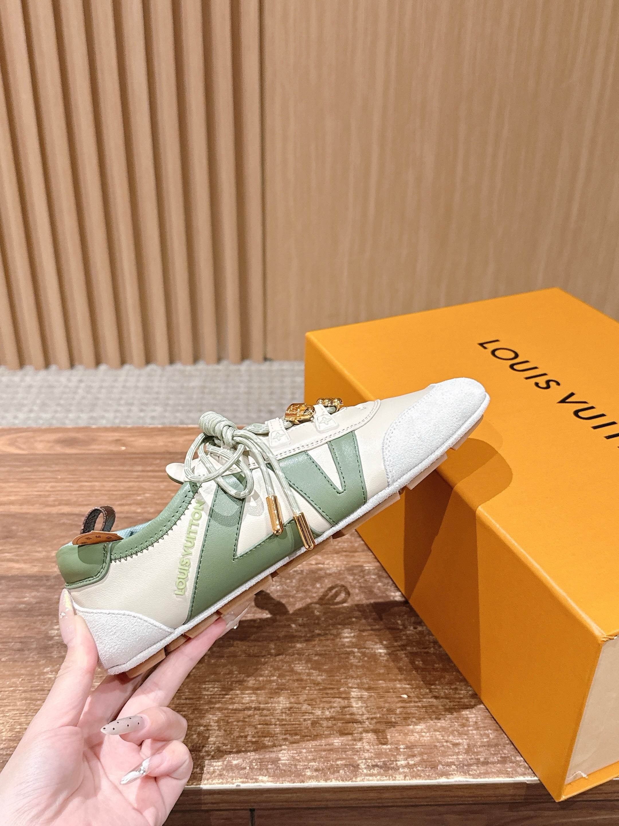 Grey green, Grey blue and Brown dark green Shoes
