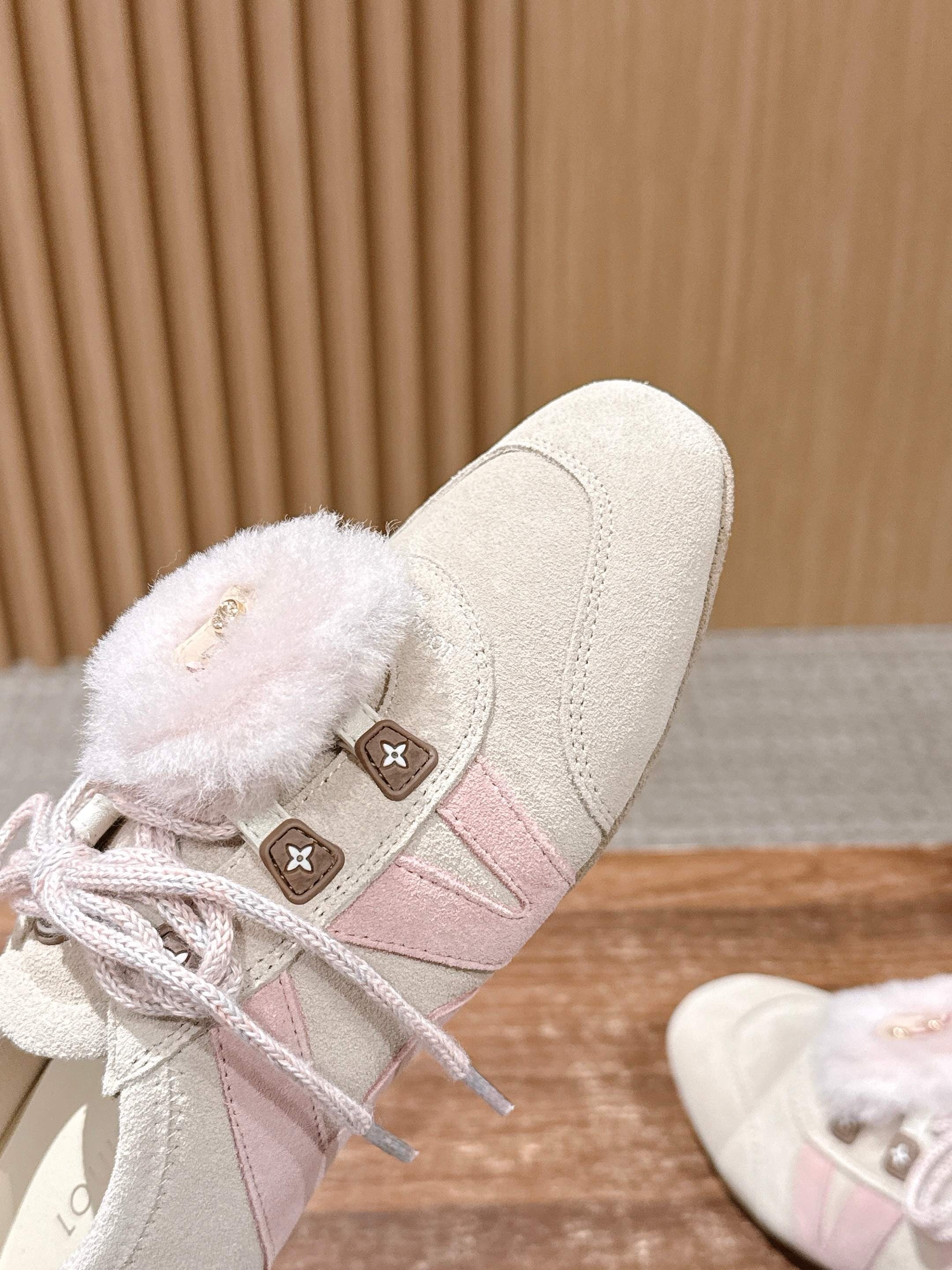 Blue and off-white Shoes