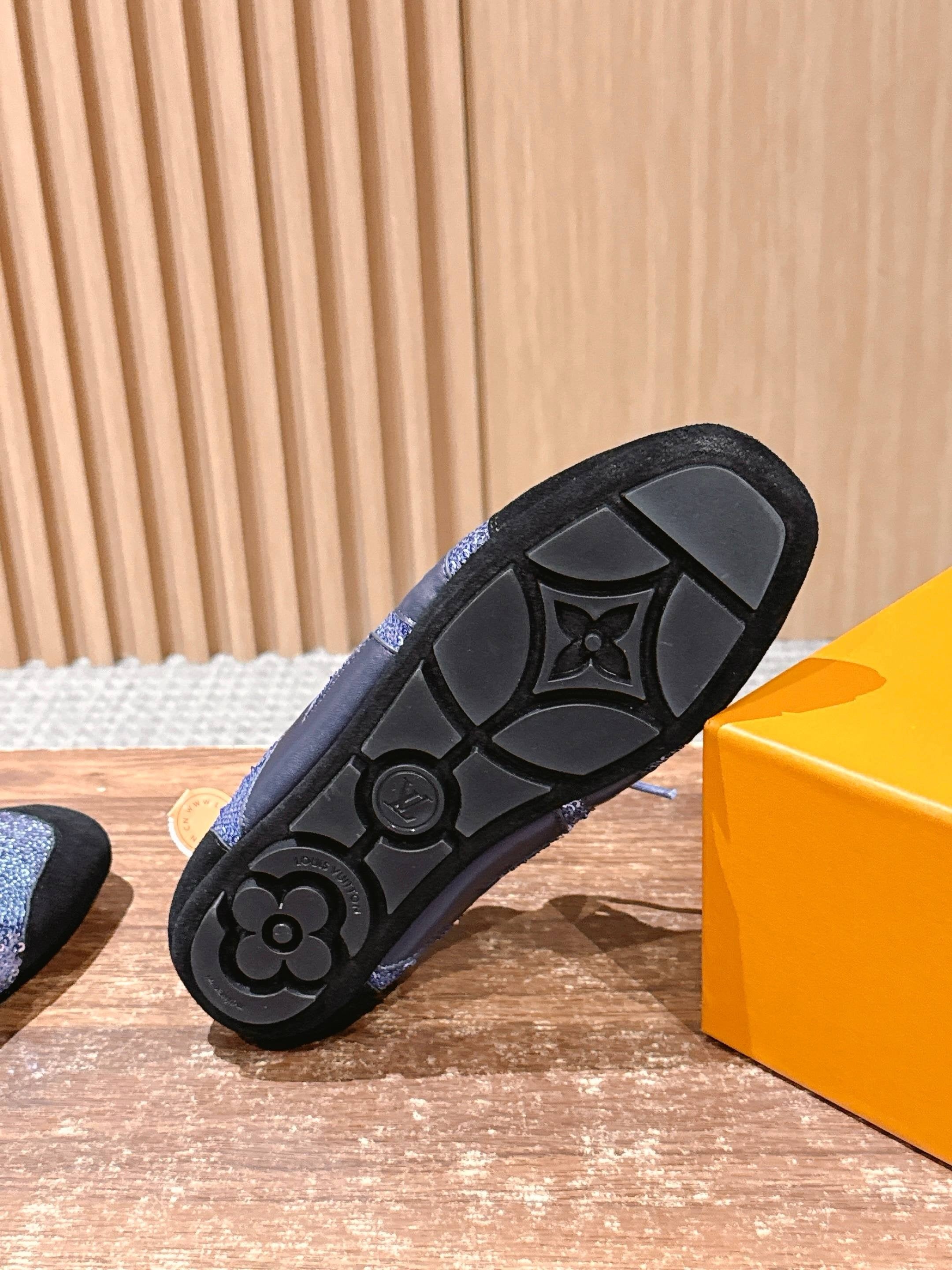 Black blue and Black Shoes