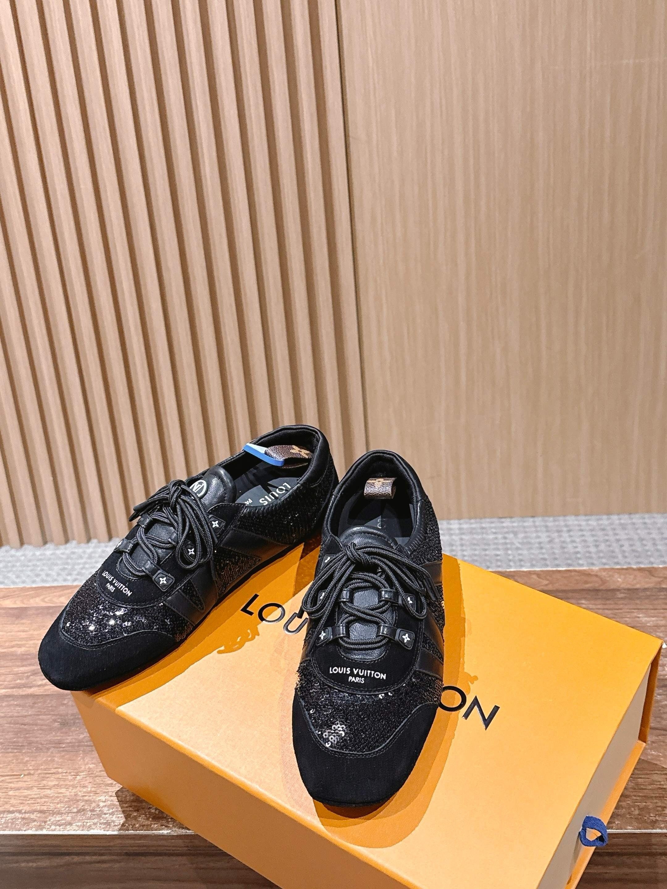 Black blue and Black Shoes