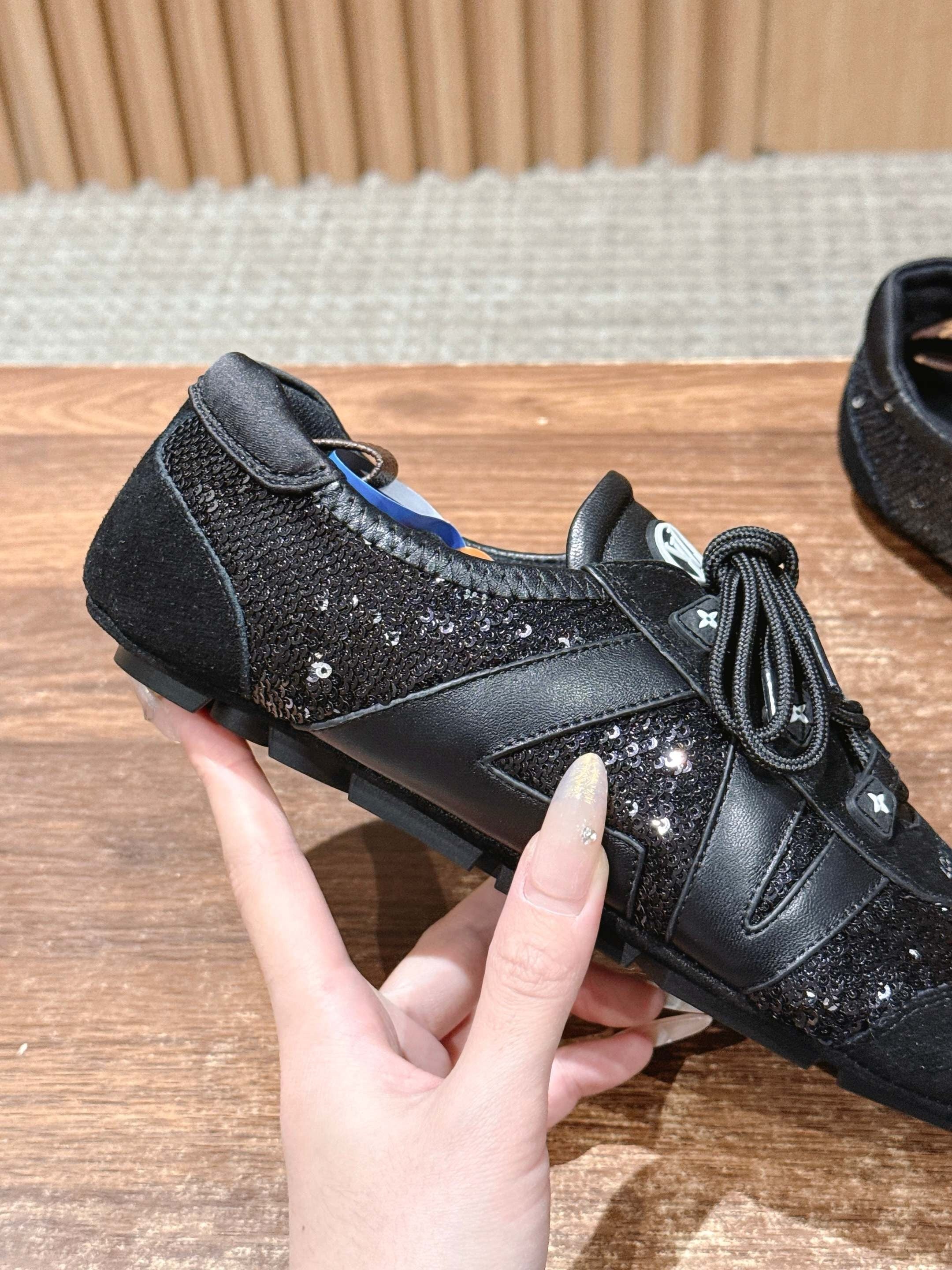 Black blue and Black Shoes