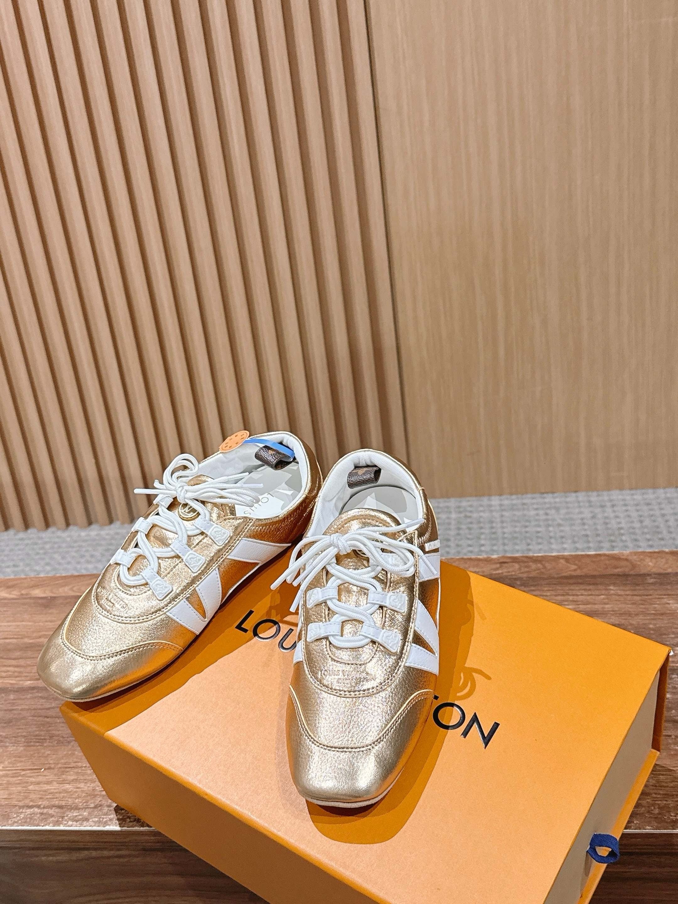 Golden white and Silver white Shoes