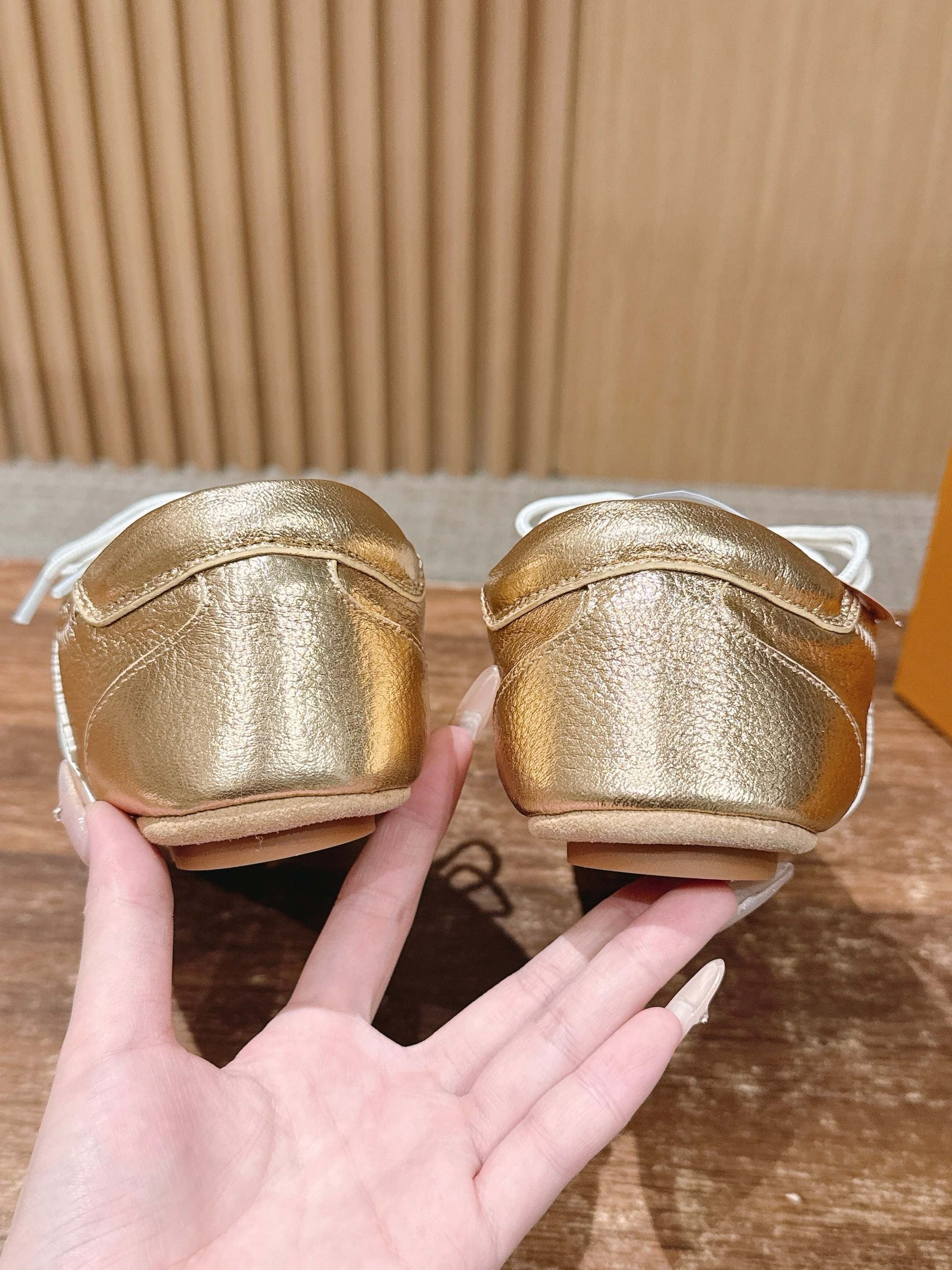 Golden white and Silver white Shoes
