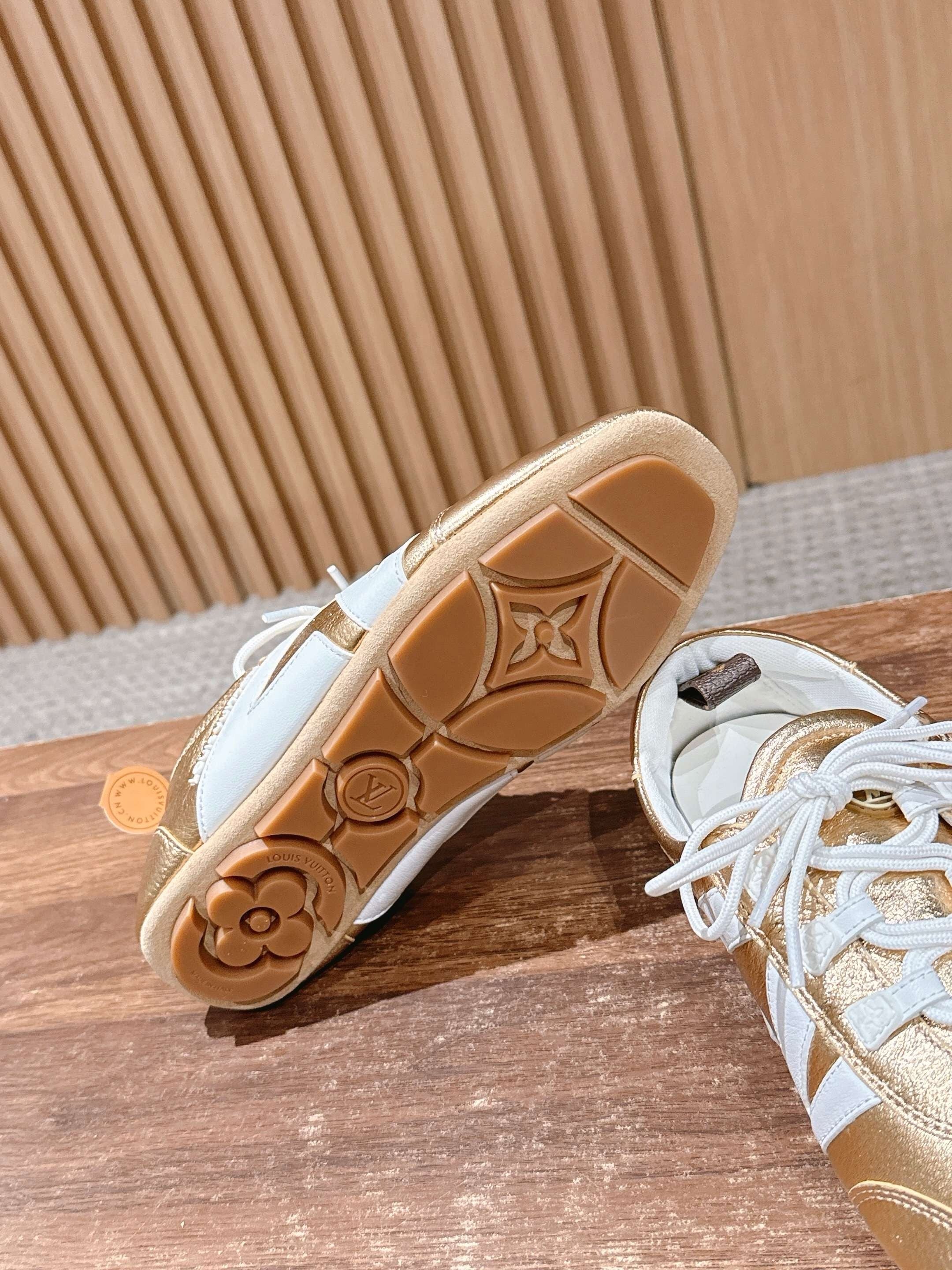 Golden white and Silver white Shoes