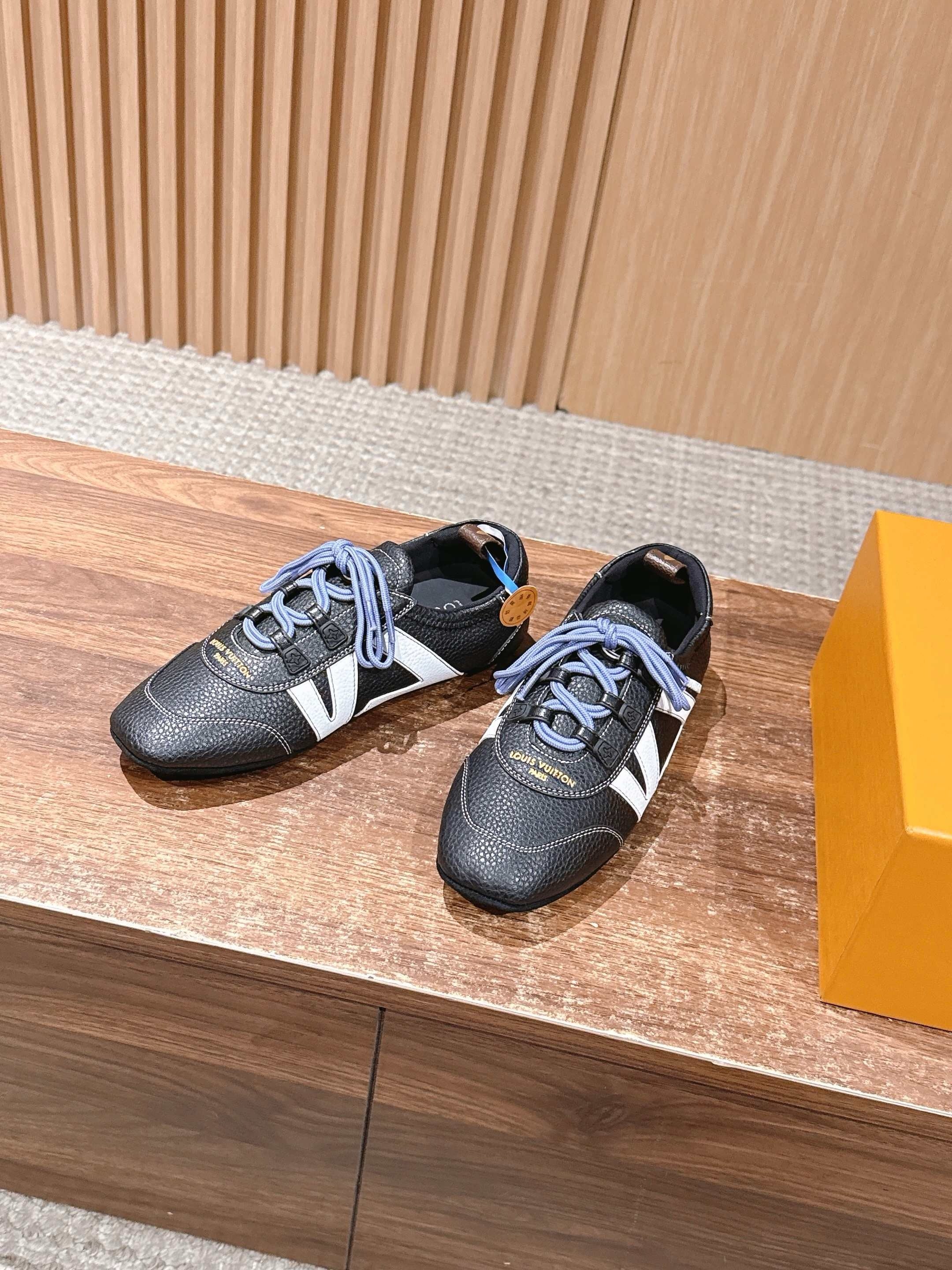 Black white and Brown white Shoes