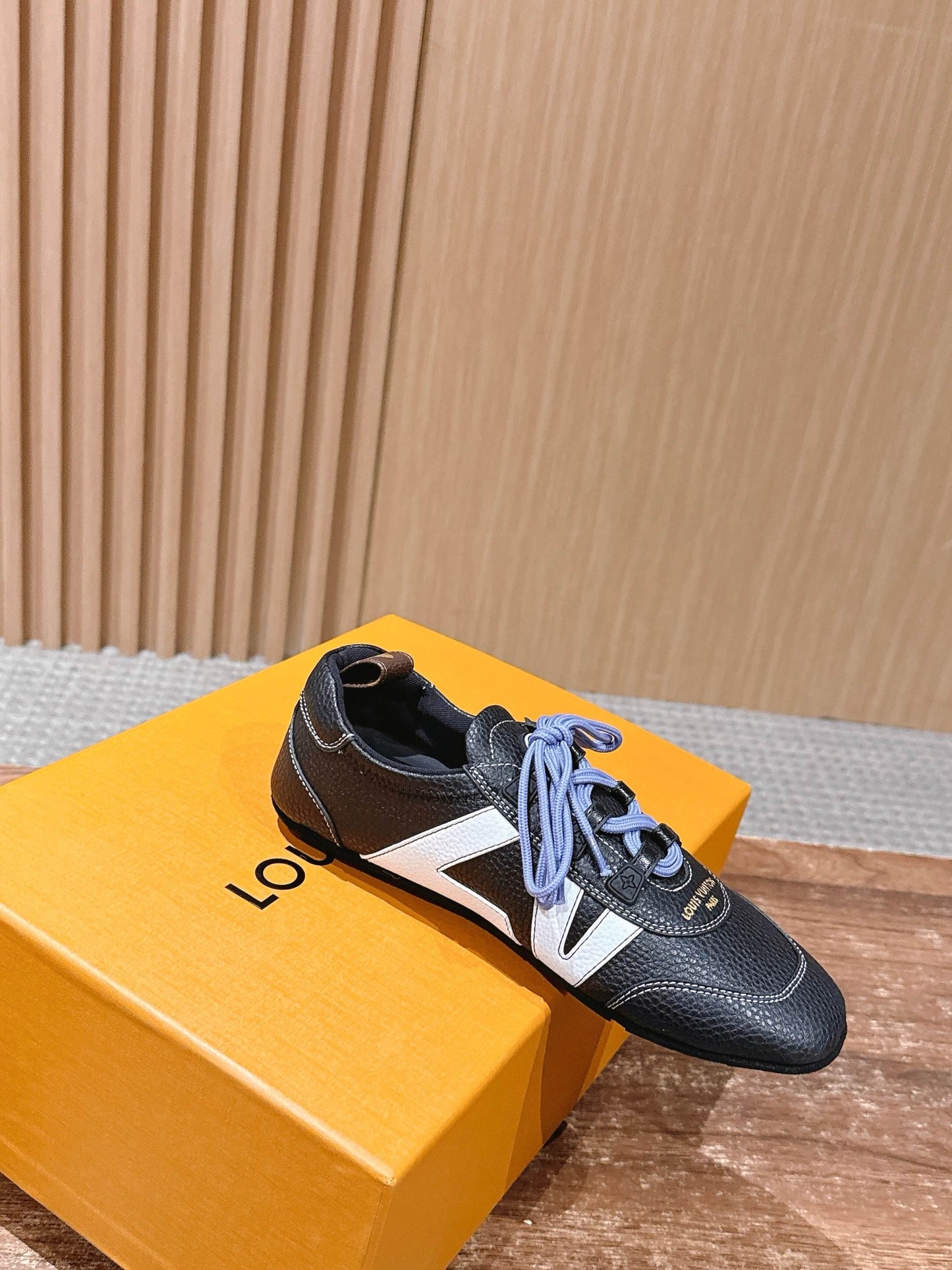 Black white and Brown white Shoes