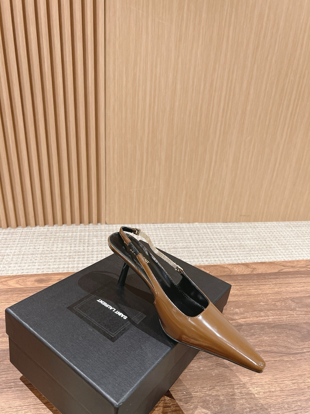 Brown, Croc Black and Black Shoes
