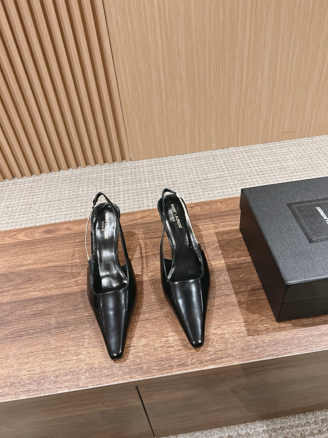 Brown, Croc Black and Black Shoes