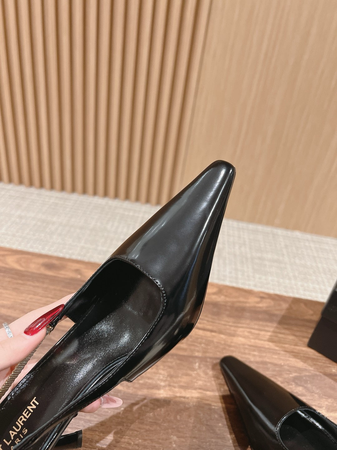 Brown, Croc Black and Black Shoes