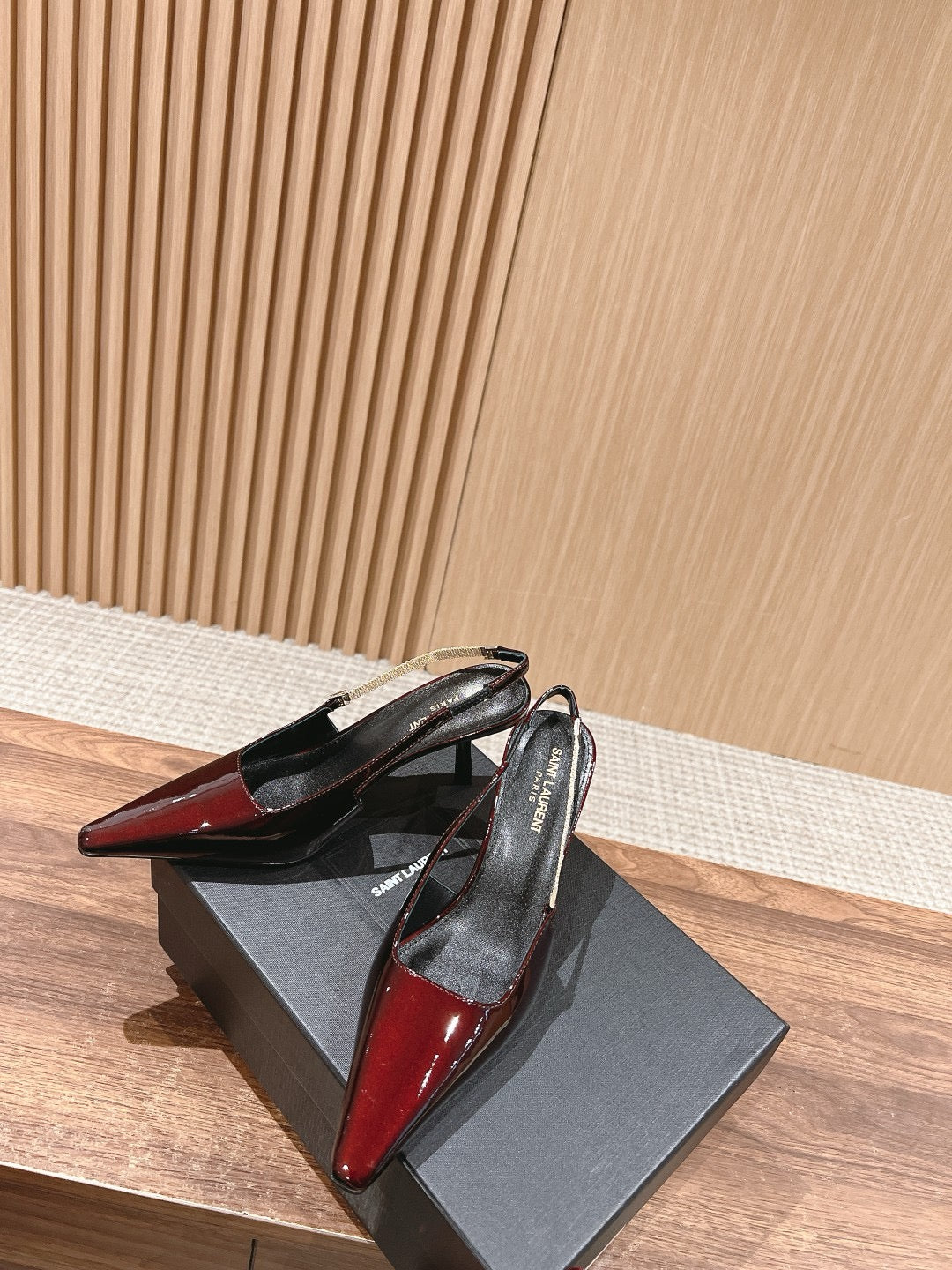 Black and Red Shoes