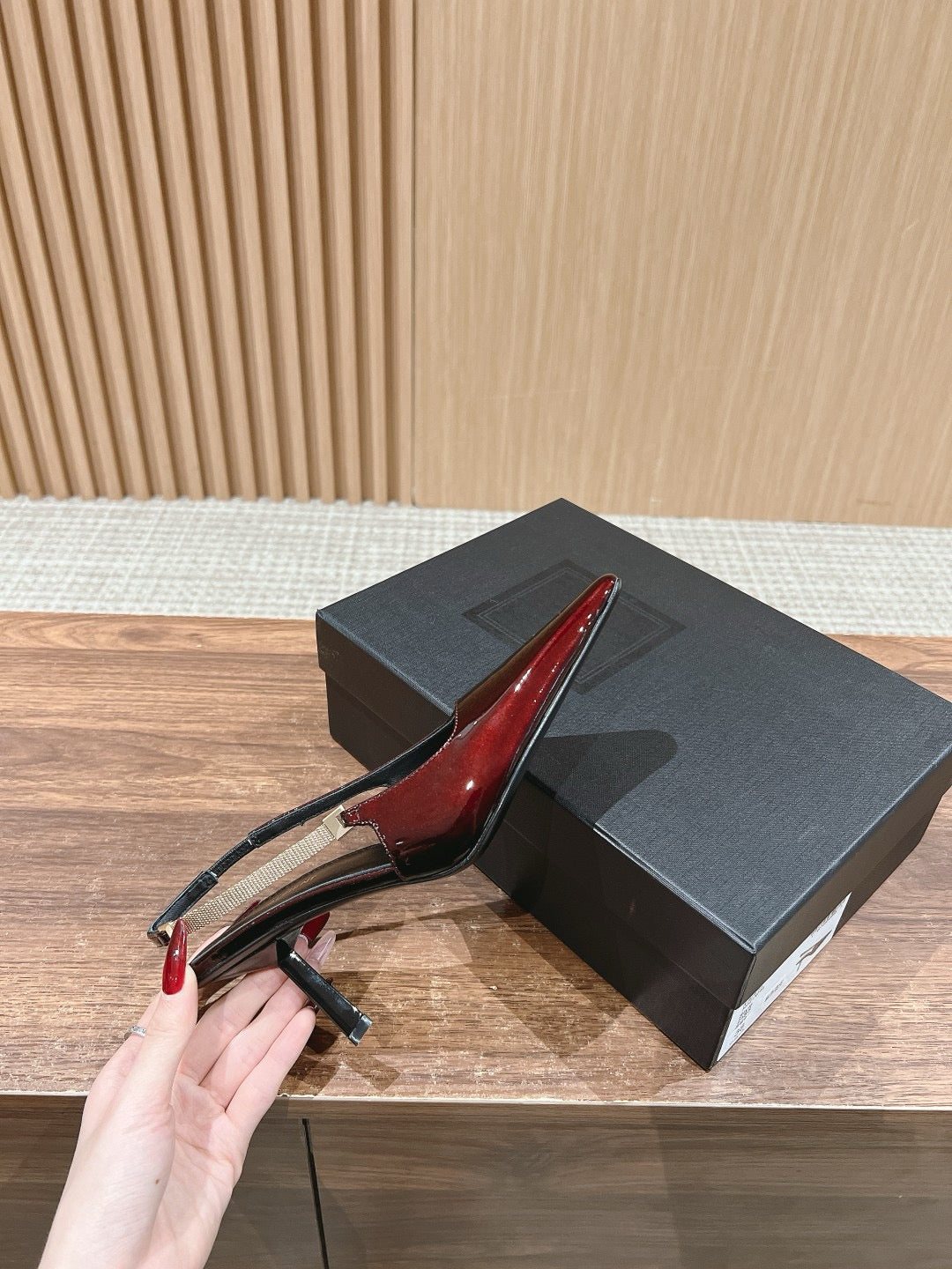 Red and Black Shoes