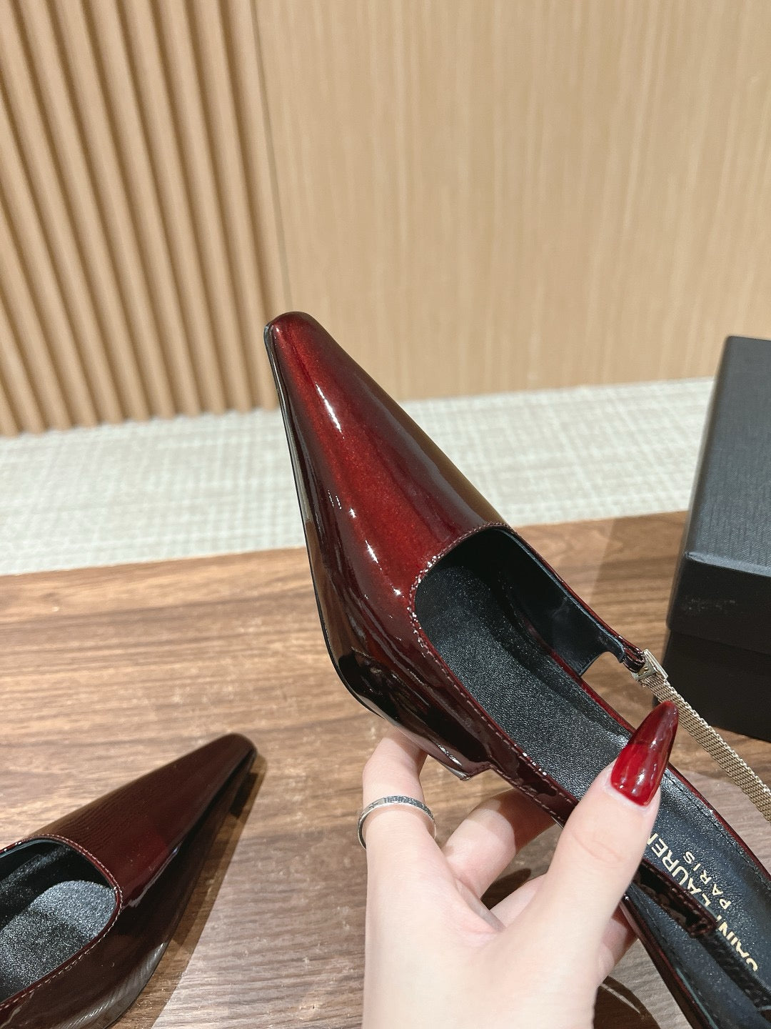 Red and Black Shoes