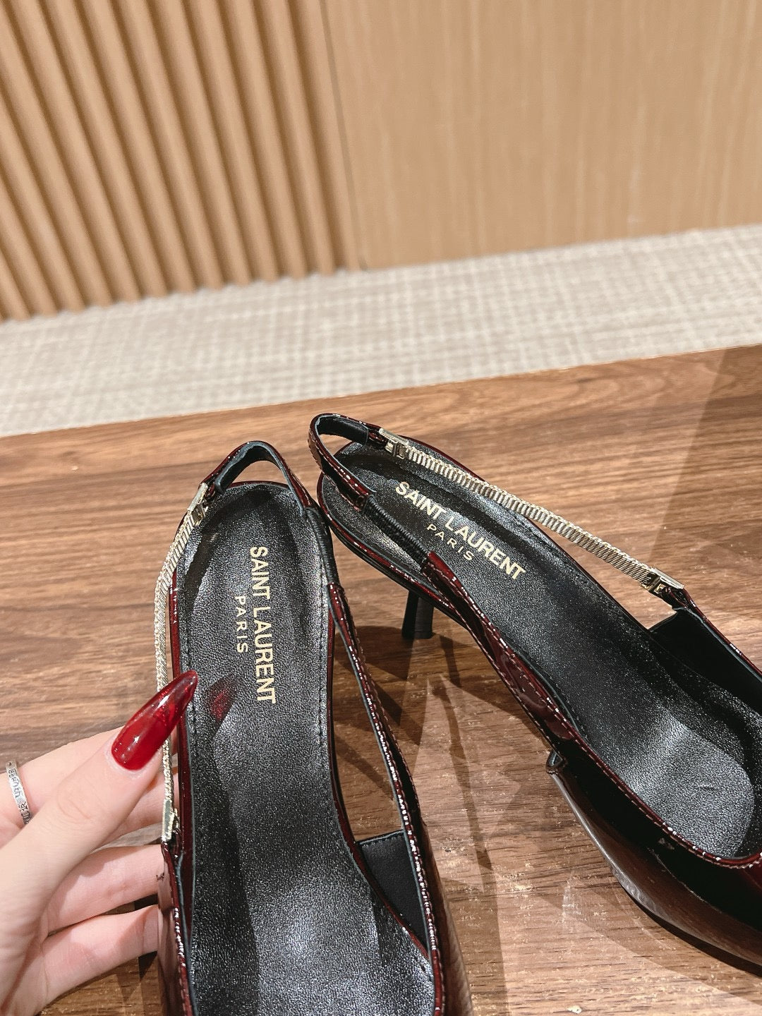 Red and Black Shoes