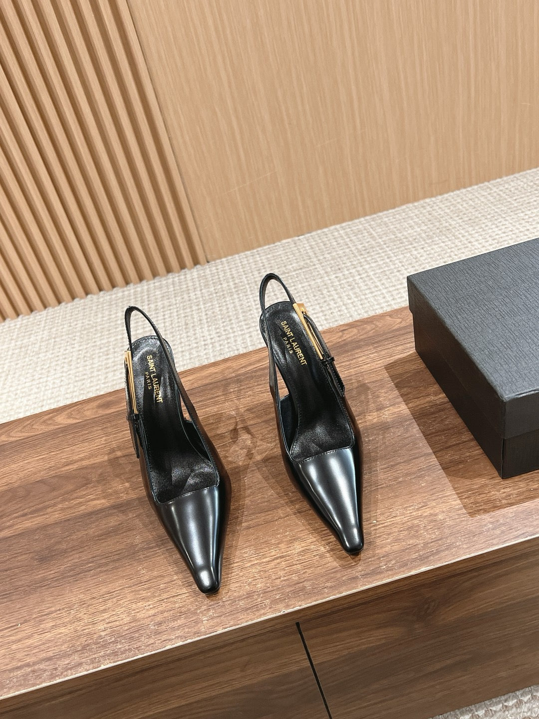 Black printed Shoes