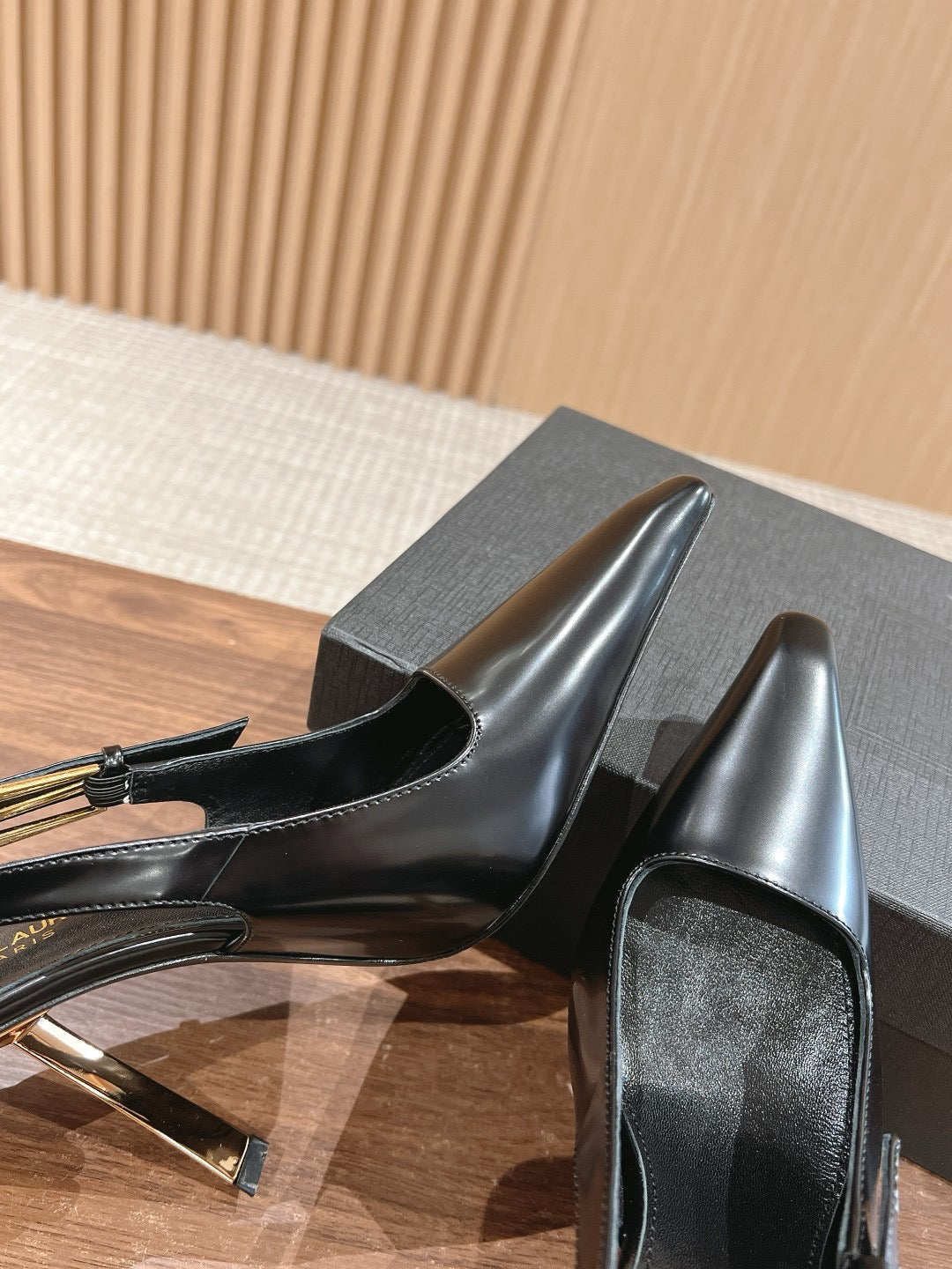 Black printed Shoes