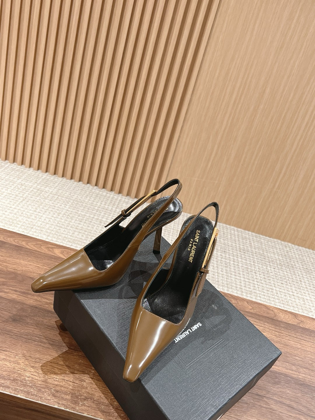 Wine Red, Black and Brown Shoes
