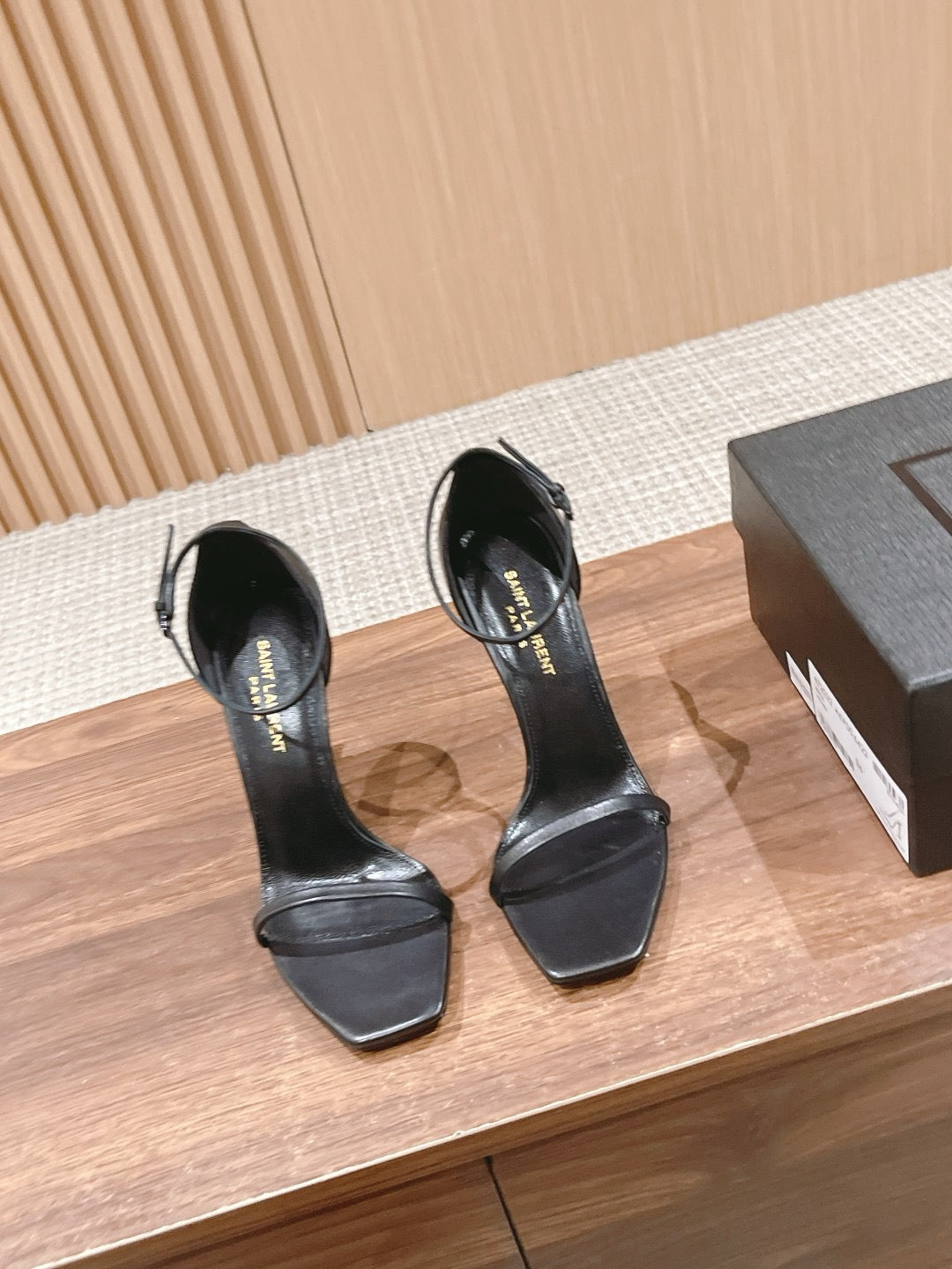 Glossy Black and Matte Black Shoes