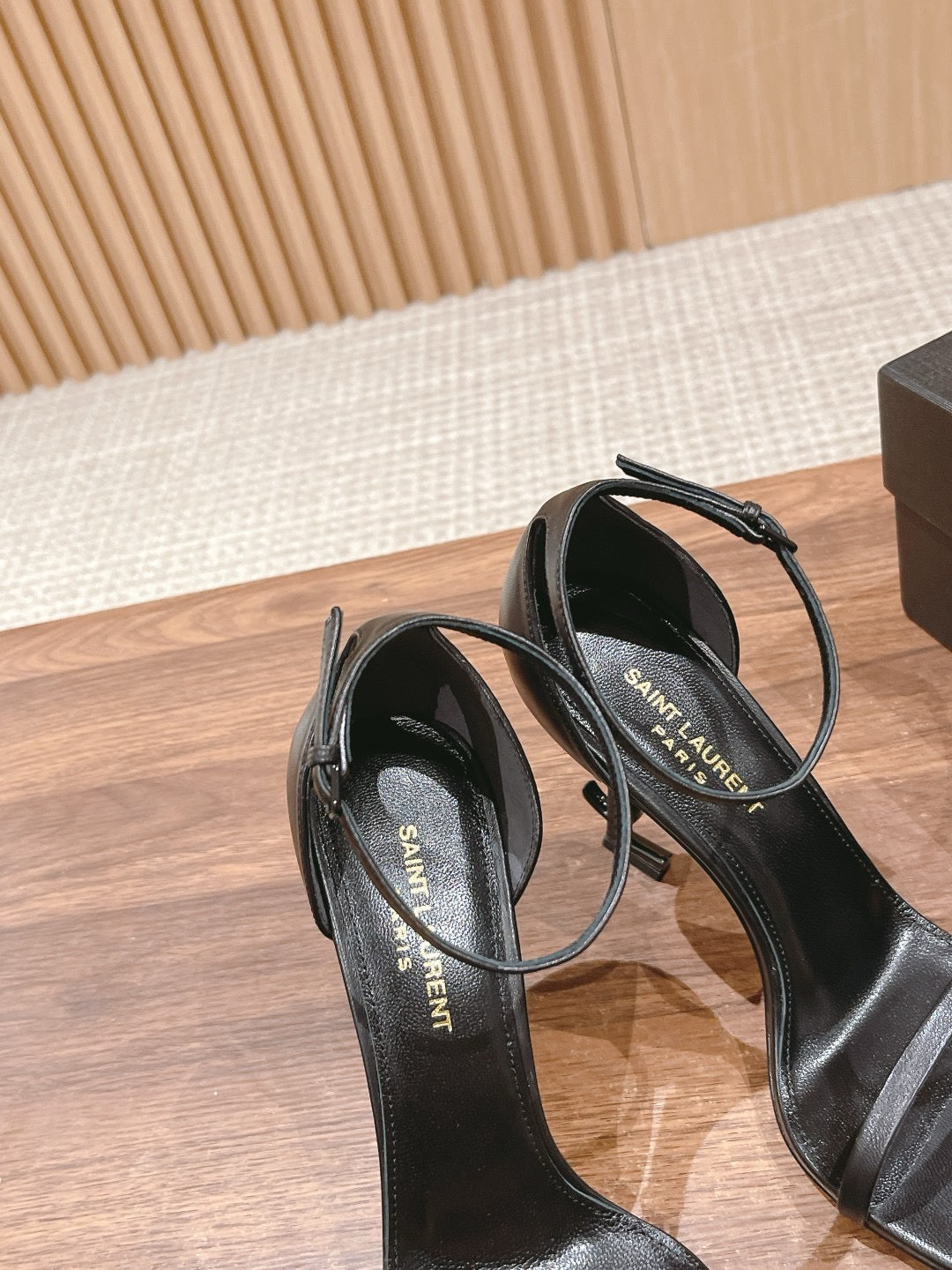 Glossy Black and Matte Black Shoes