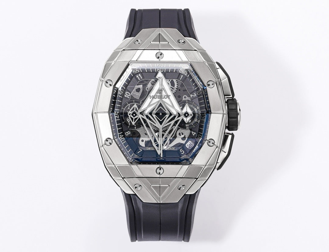 Black silver, Black and Black gold Watch