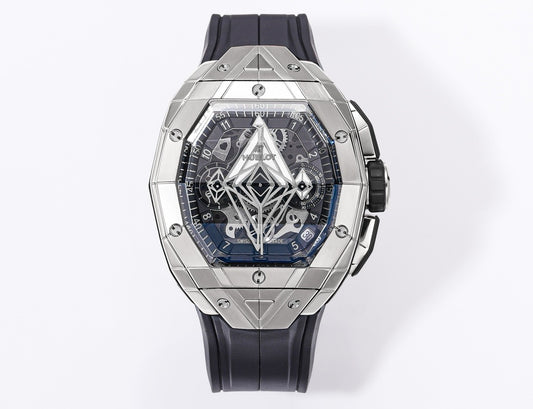 Black silver, Black and Black gold Watch